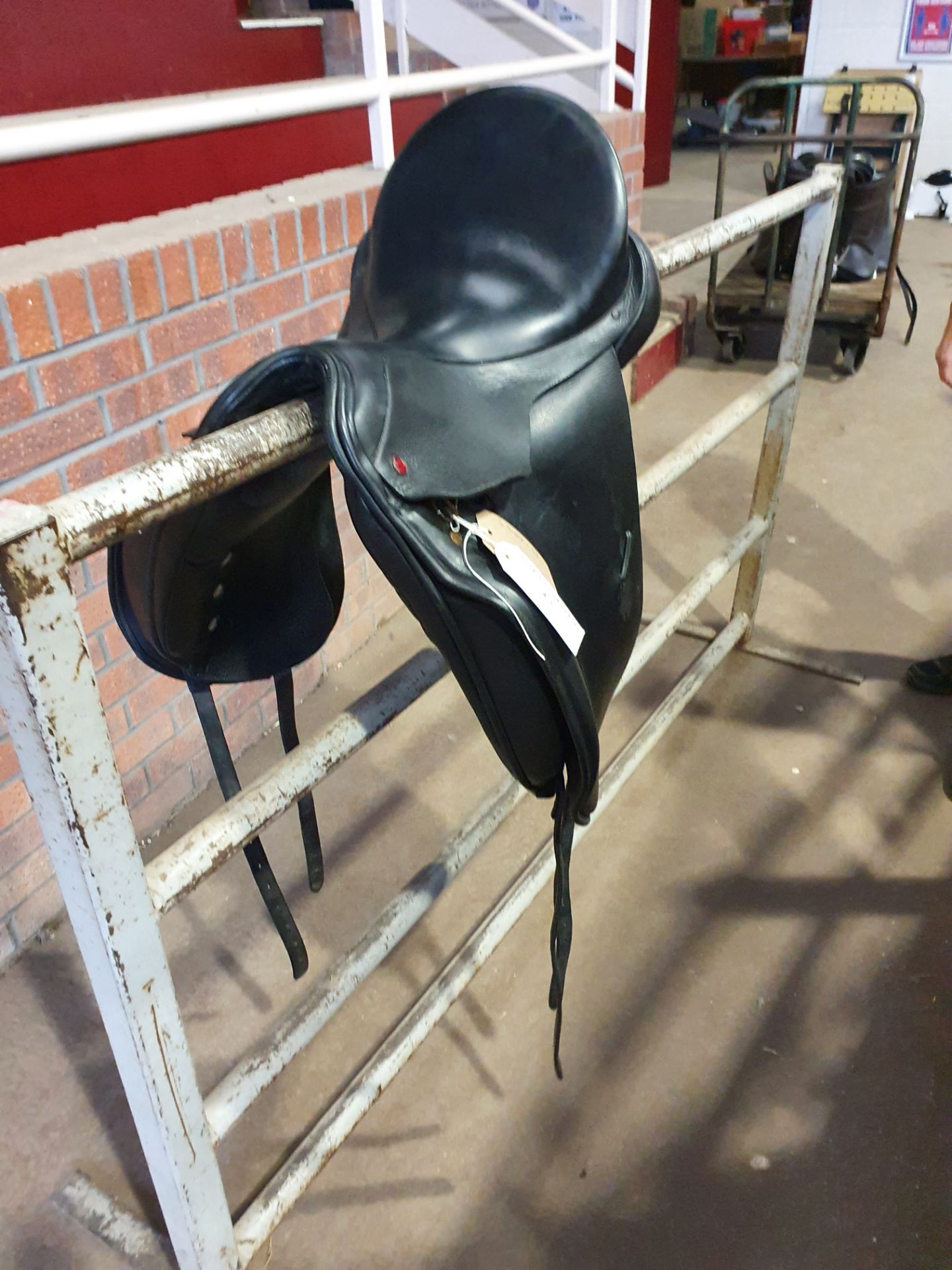 17.5" Albion SLK black dressage saddle, medium fit PLUS VAT