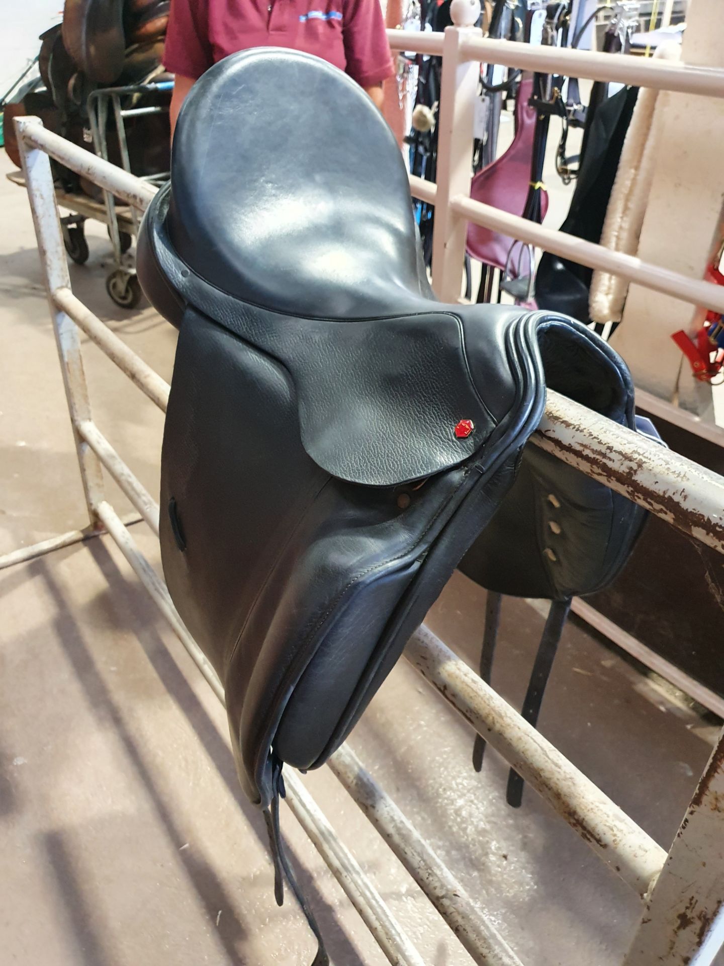 17.5" Albion SLK black dressage saddle, medium fit PLUS VAT - Image 3 of 3