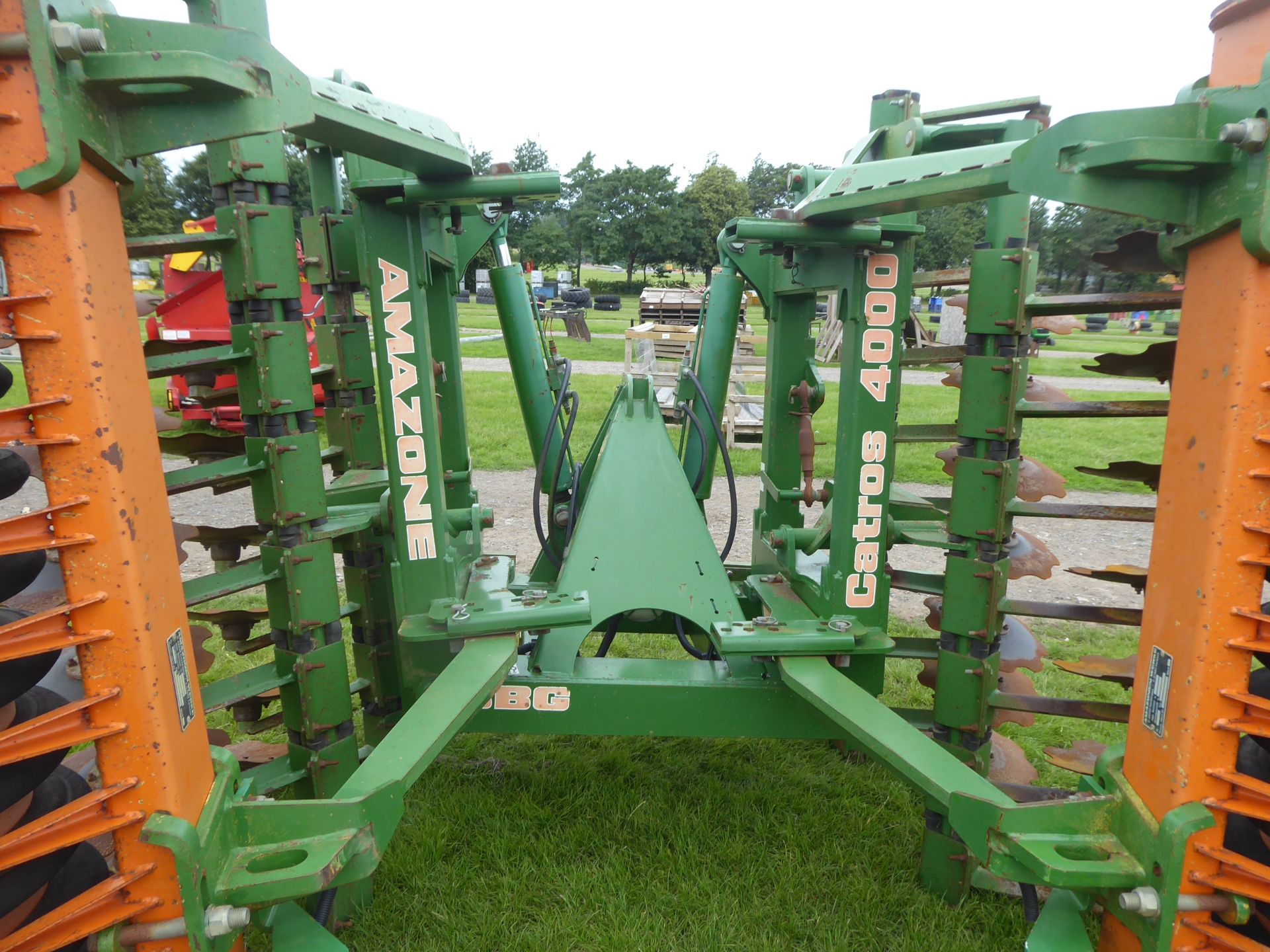 Amazone Catros 4000 hydraulic folding disc harrows, 2003