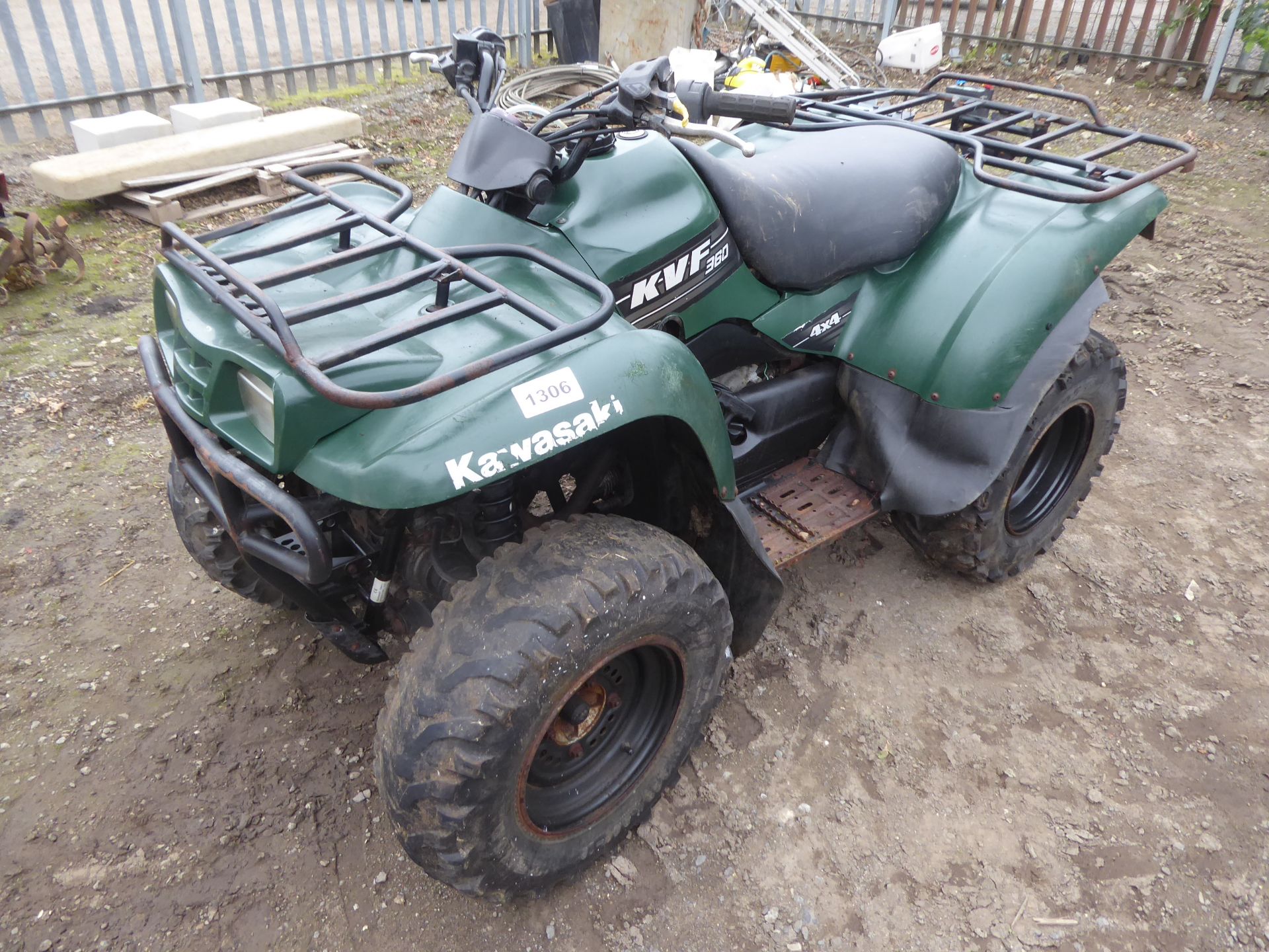 Kawasaki 360 4x4 quad bike - No V5