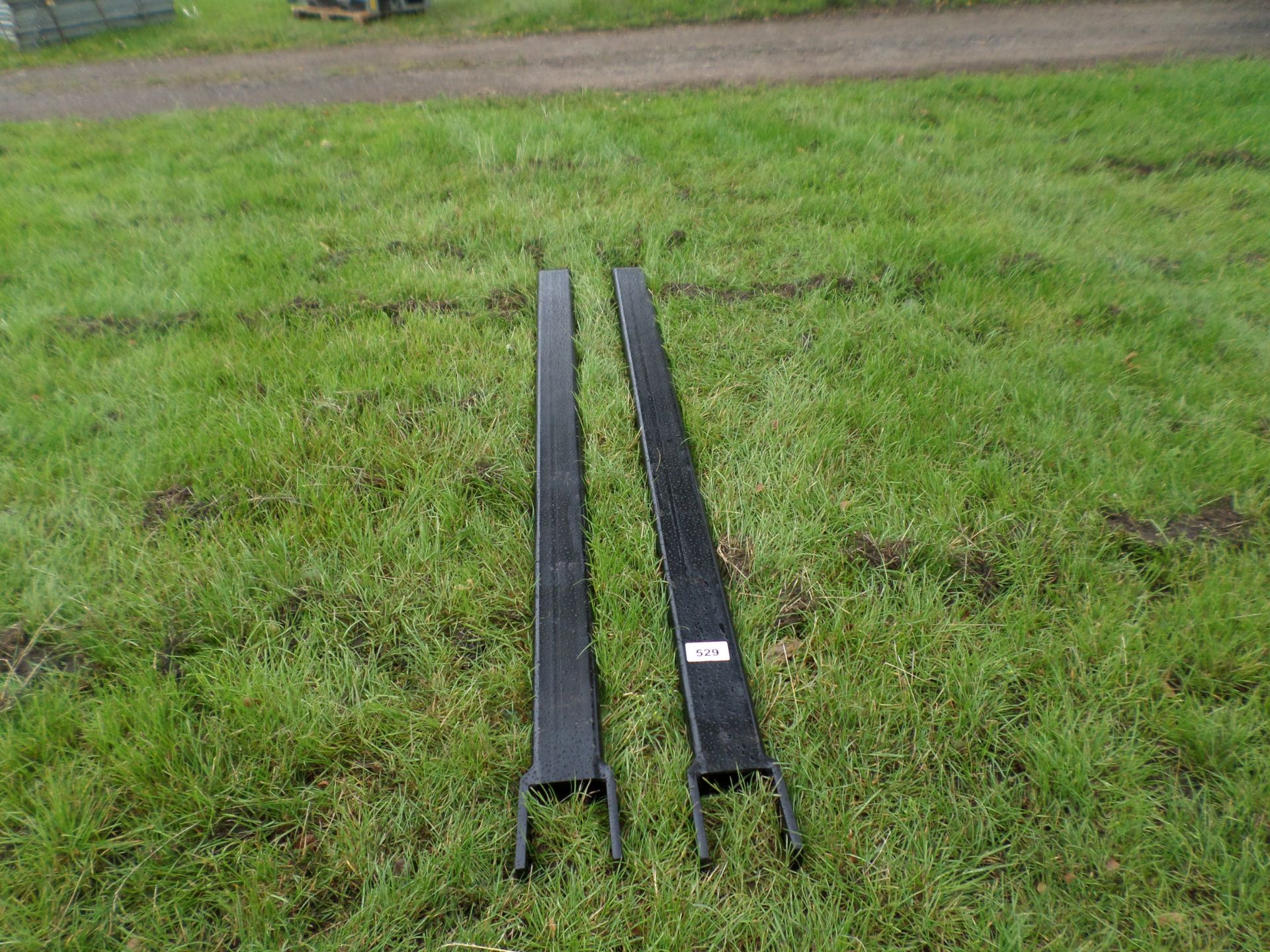 Pair of new 8ft pallet fork extension tines