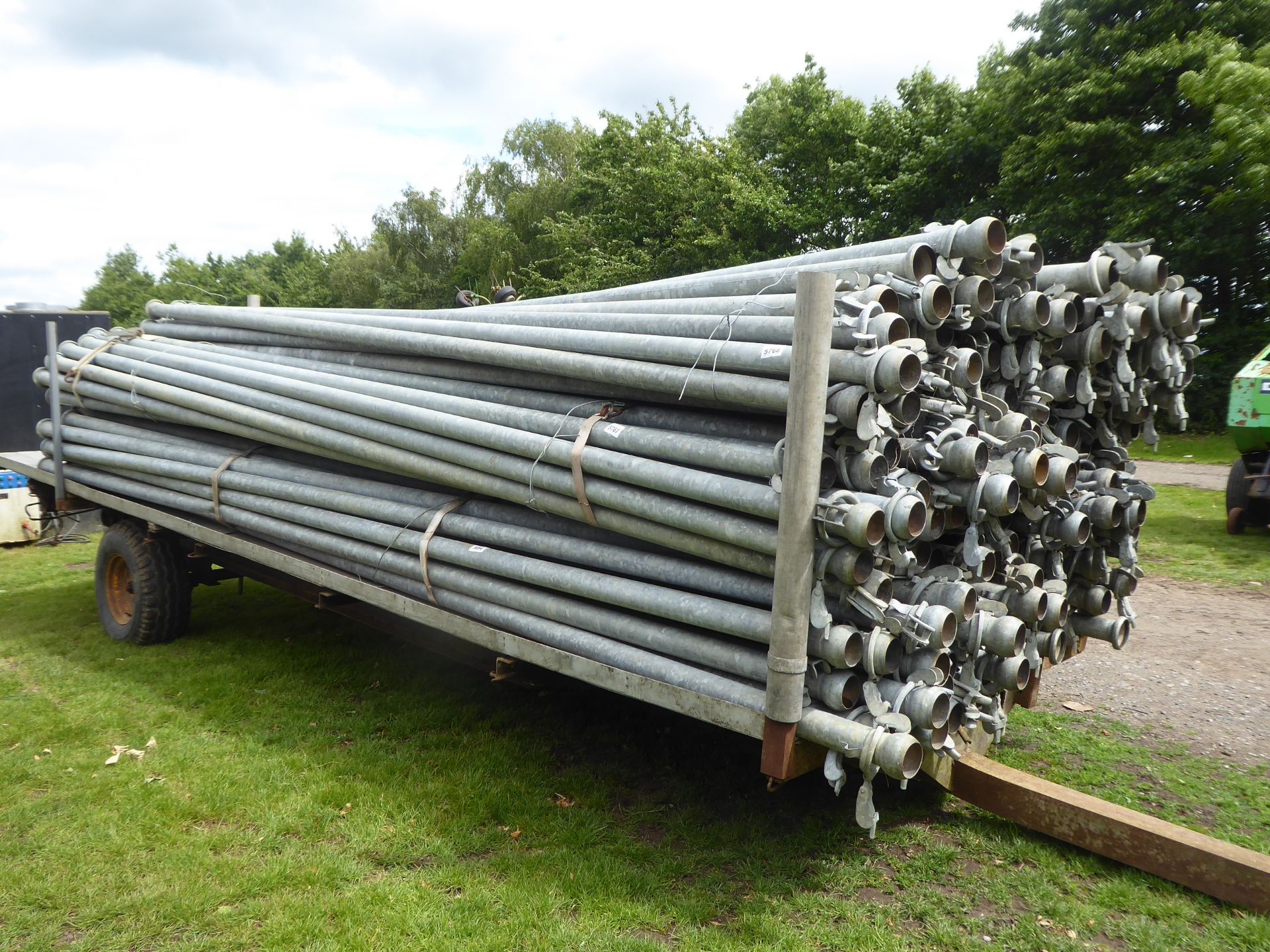 25 Bauer 6 mtr irrigation pipes