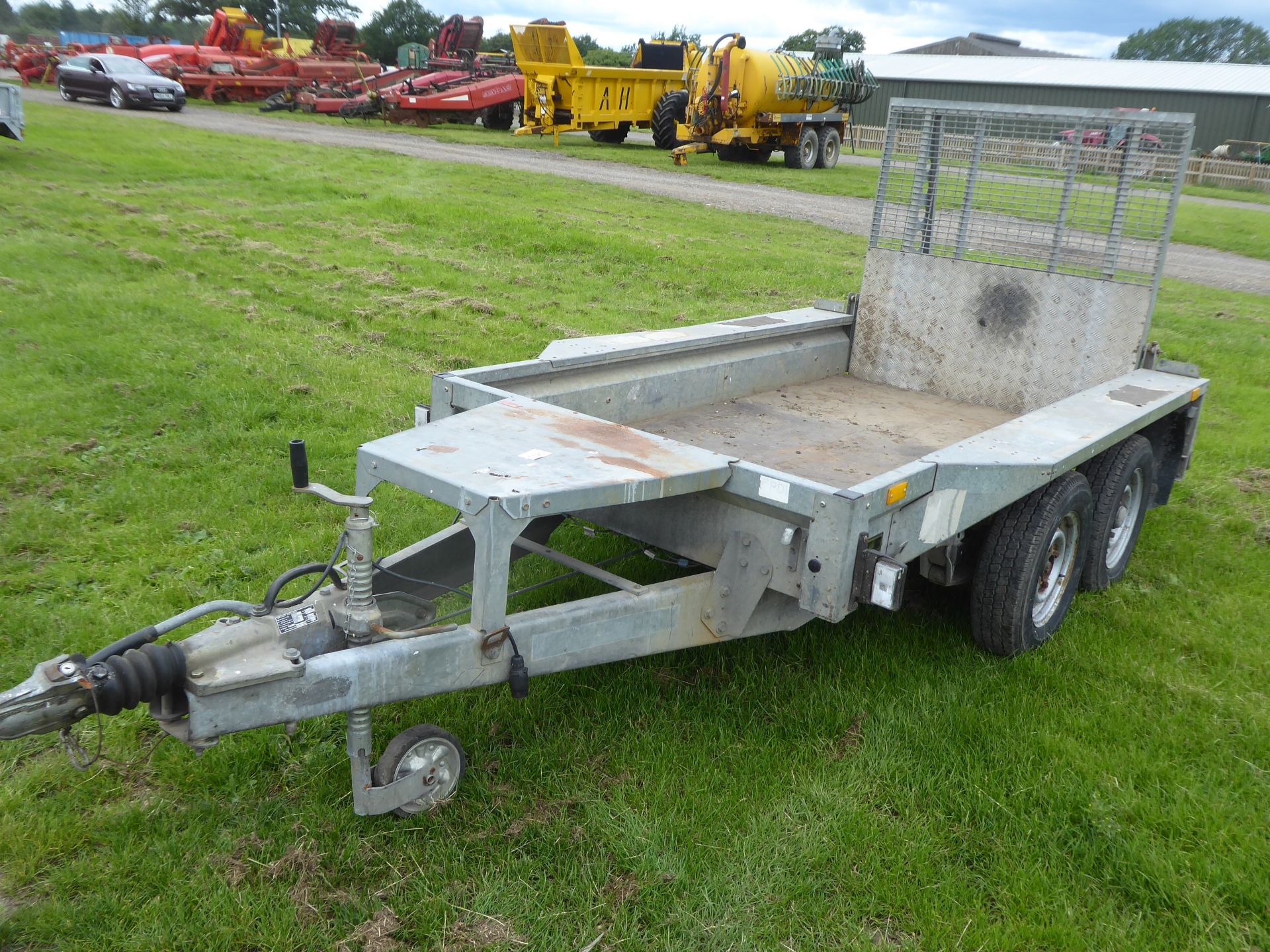 Ifor Williams GW 84 twin axle plant trailer