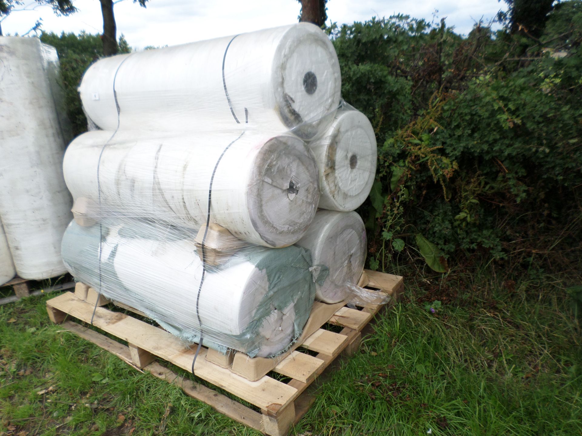 Rolls of membrane/wind block