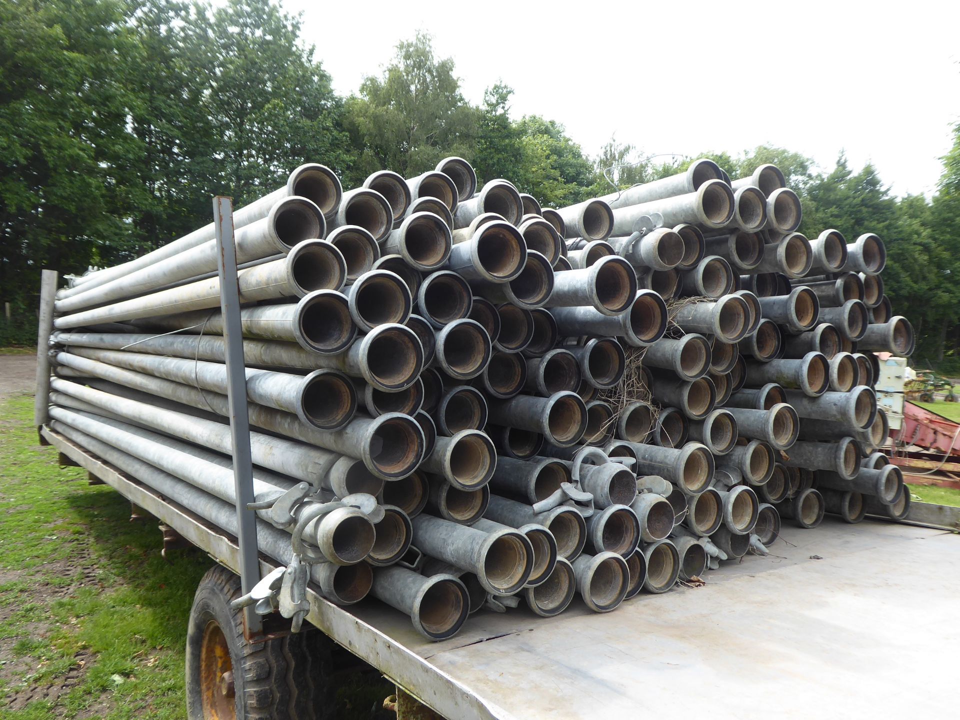 25 Bauer 6 mtr irrigation pipes