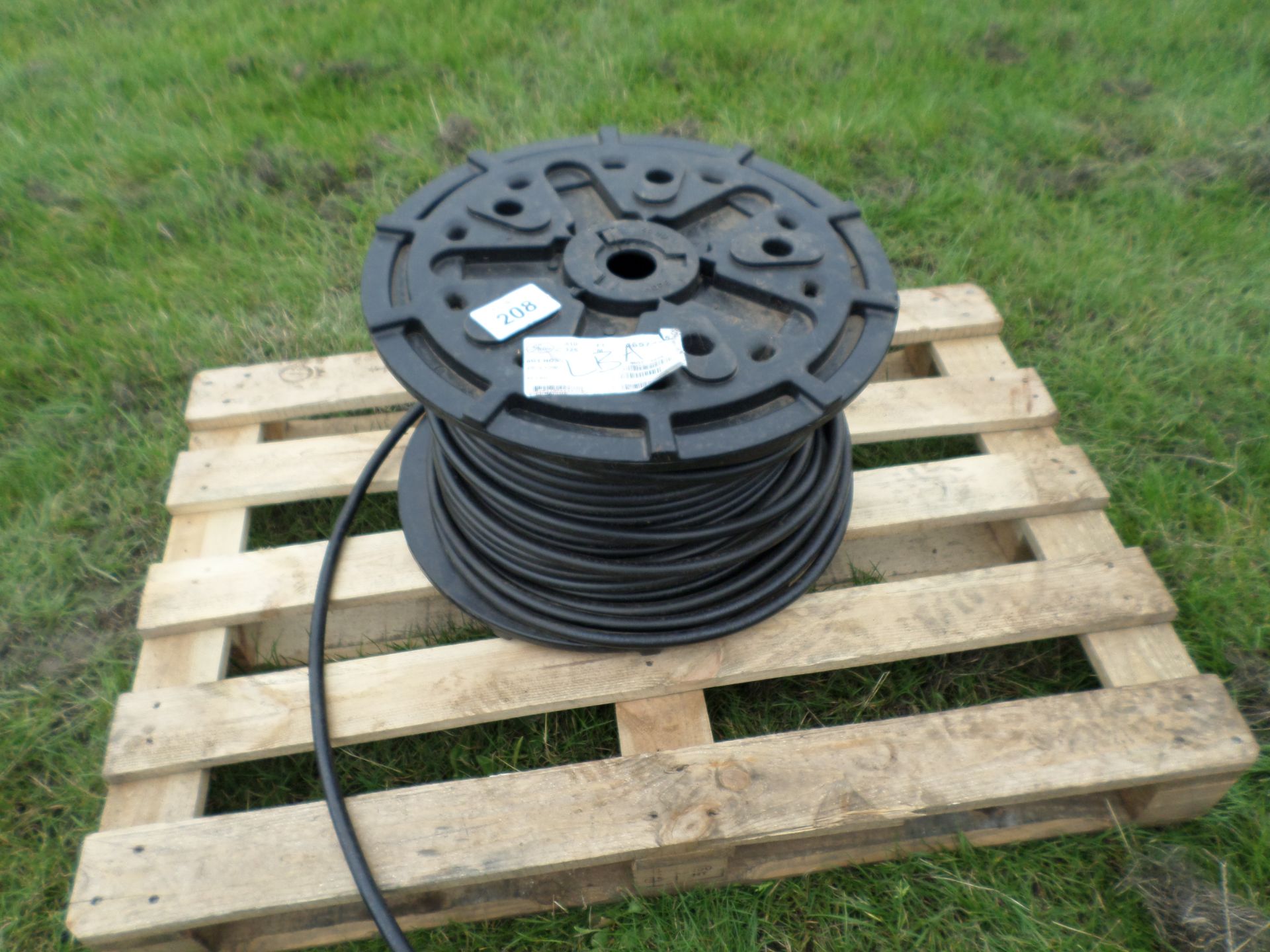 Reel of 3/8" hydraulic hose