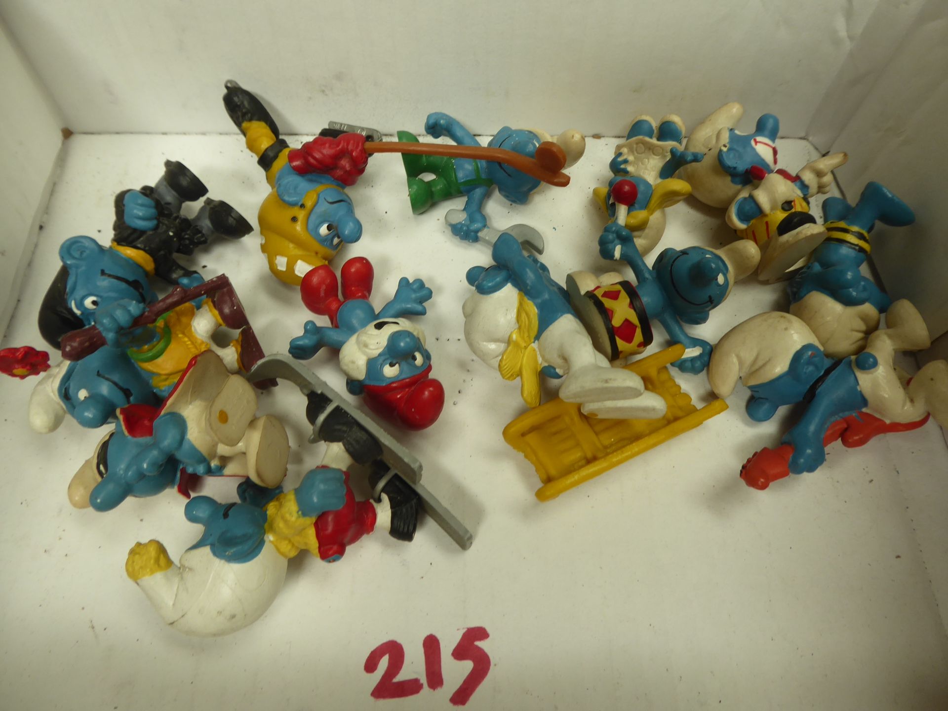 Collection of vintage 1970s W.German Smurf figures