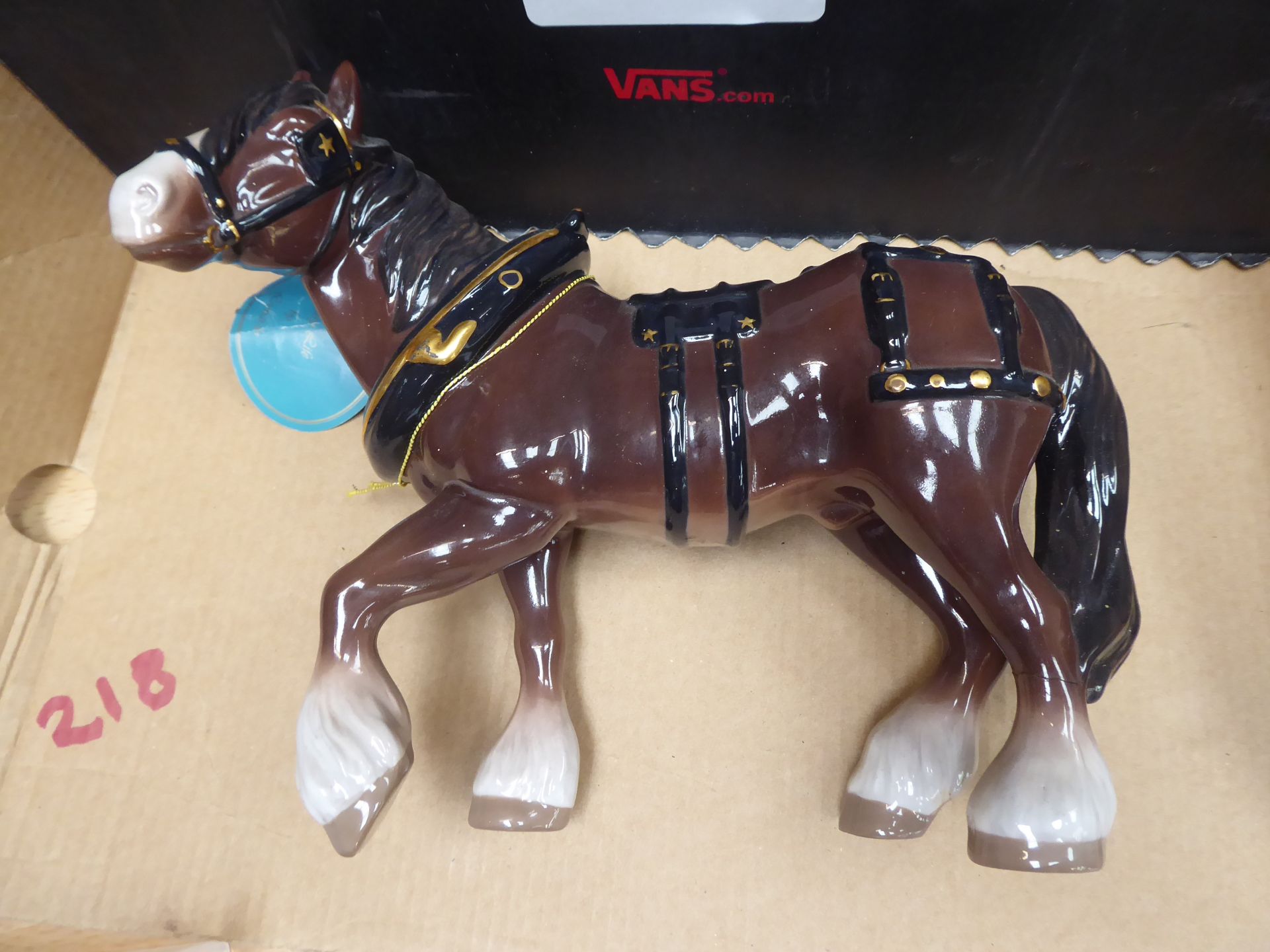 Handpainted Leonardo collection Shire horse