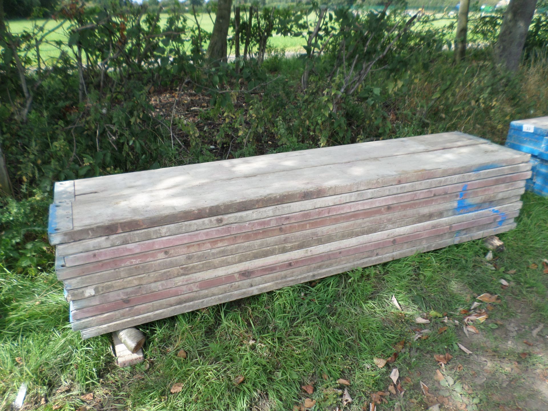 Pallet of heavy duty builders scaffold boards