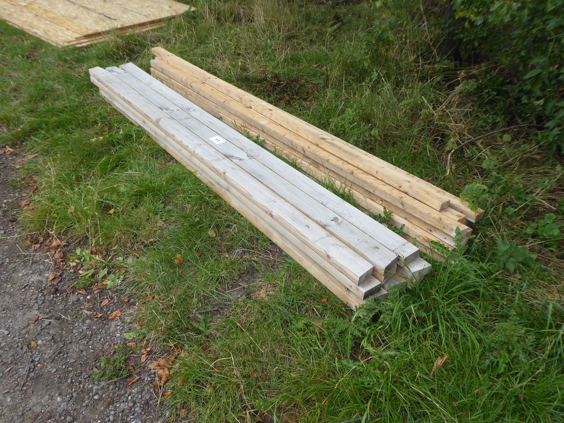 25 timber spars NO VAT