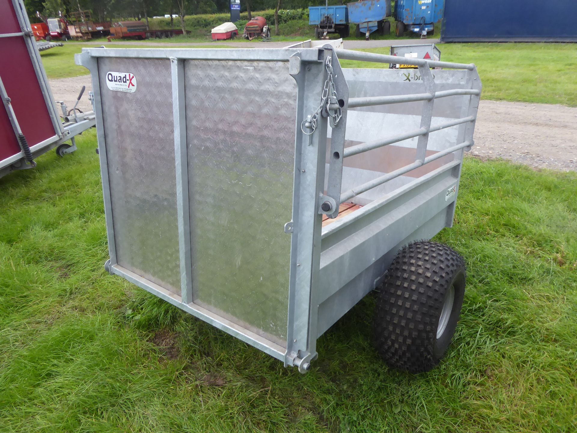 Quad-X sheep trailer 4x3 with folding sides, new - Image 2 of 2