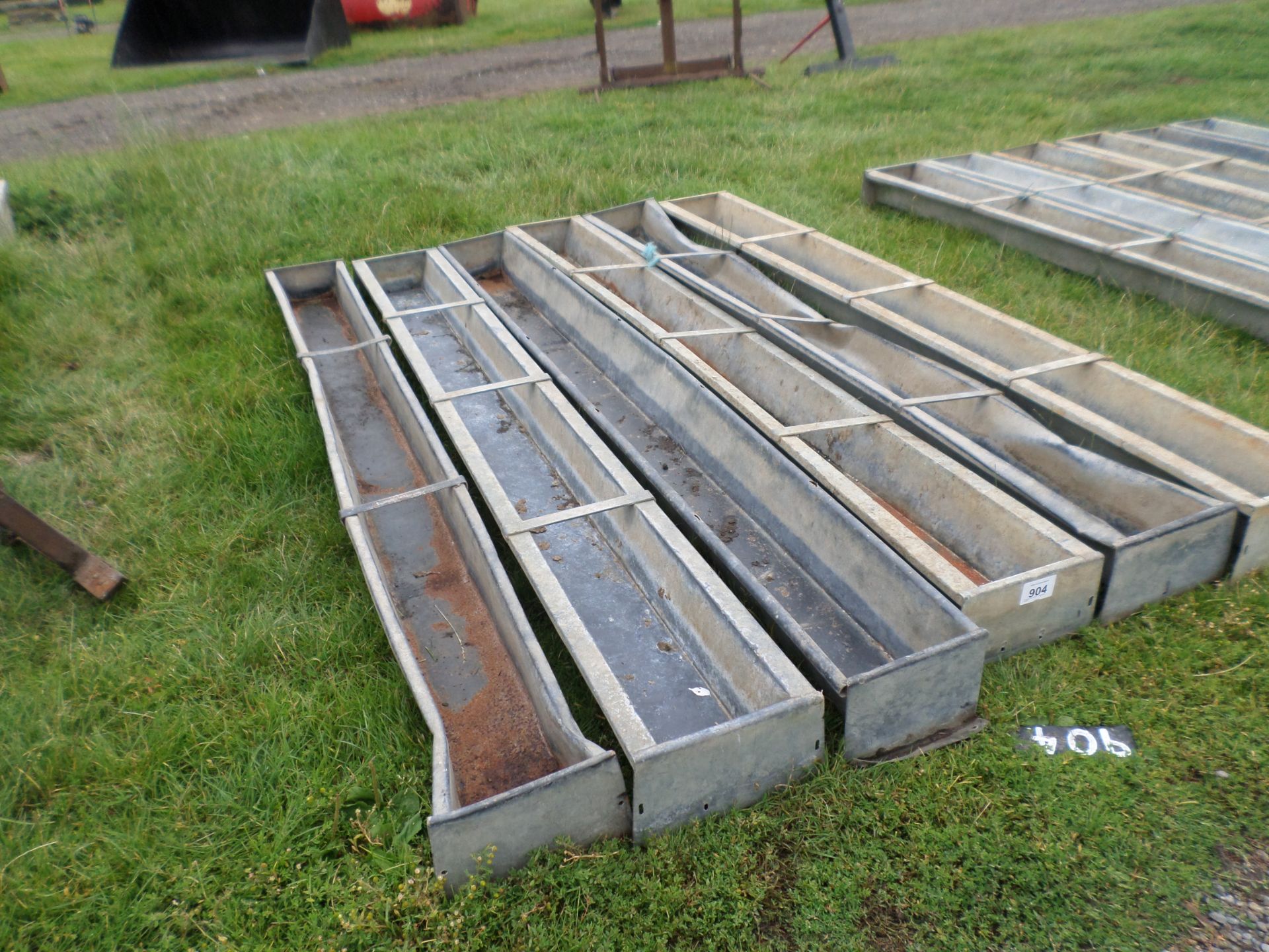 6 x heavy duty Ritchie cattle/sheep troughs