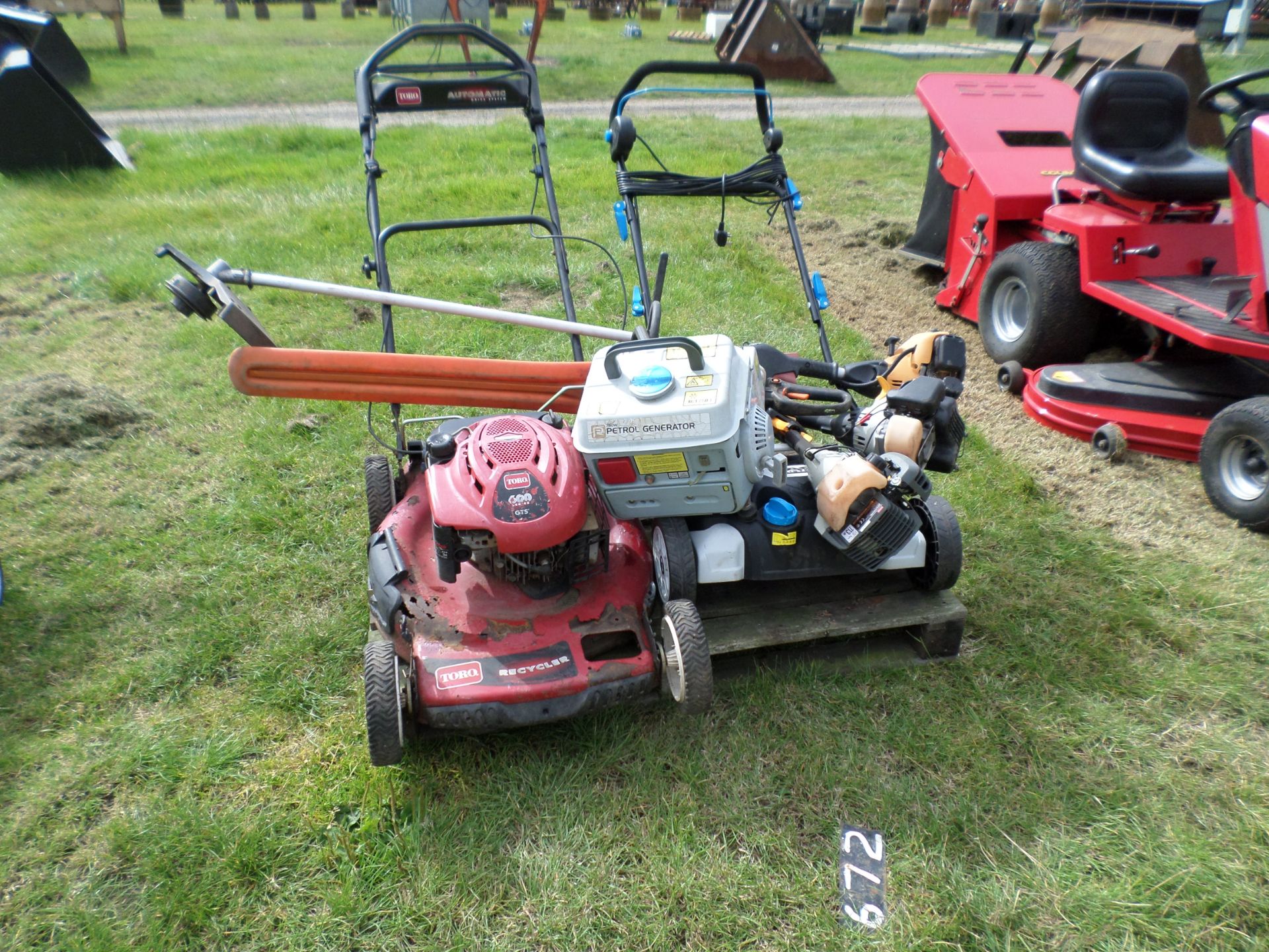 Pallet of P/X garden machines