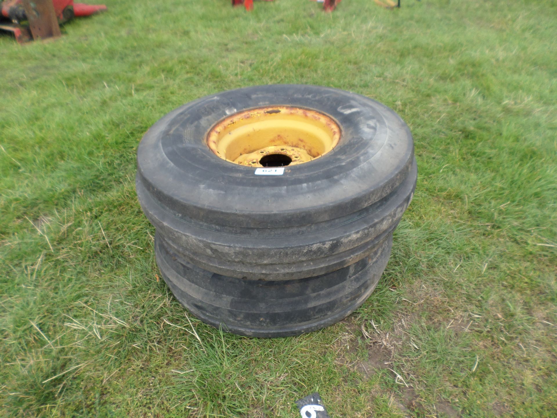 2 John Deere wheels 11.00.16 NO VAT