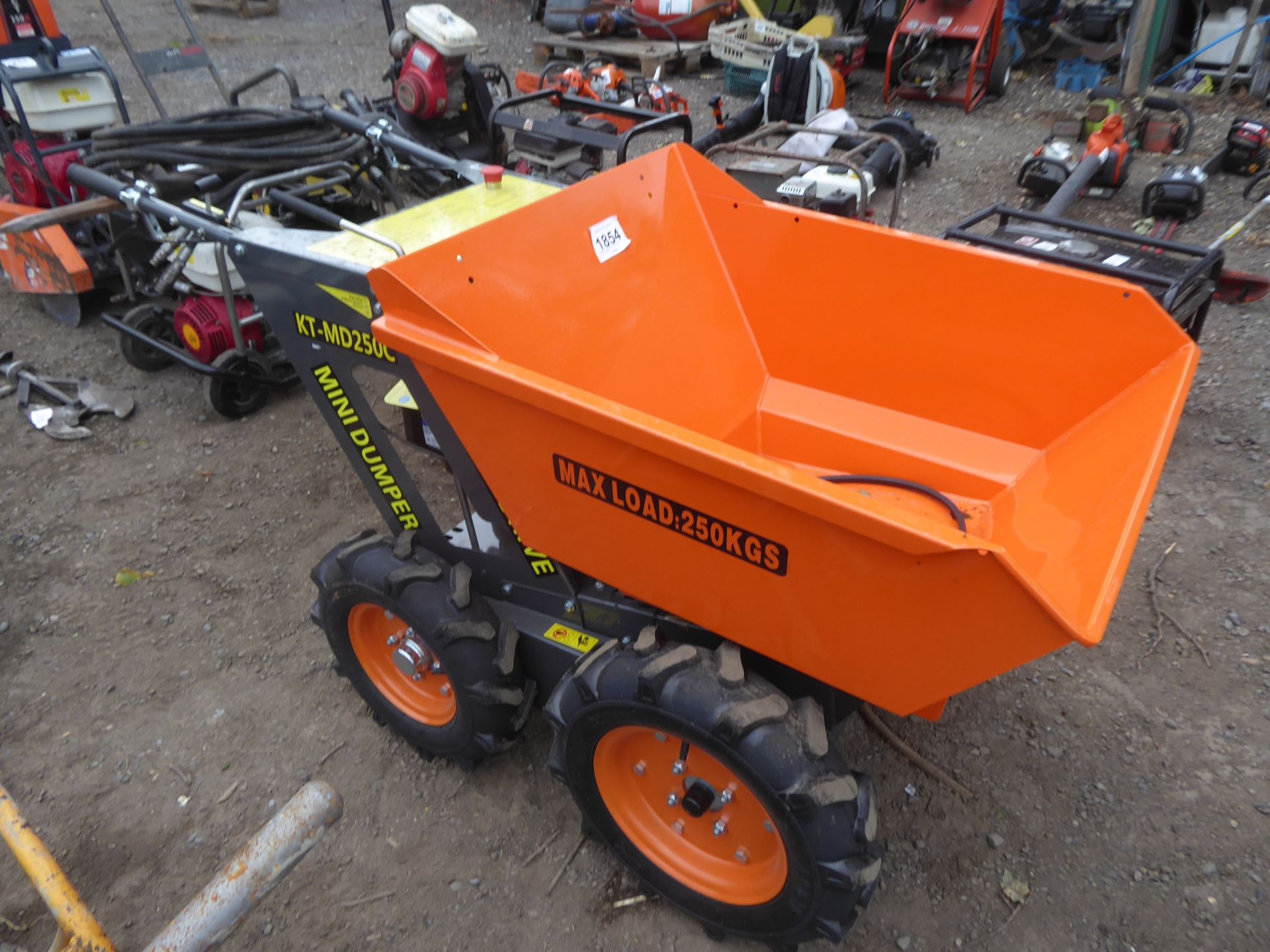 Brand new KT-MD250C 4wd 4 wheel petrol walk behind dumper