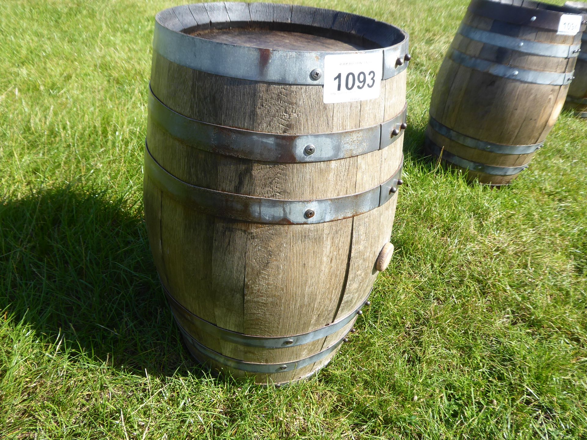 Very small old oak barrel NO VAT