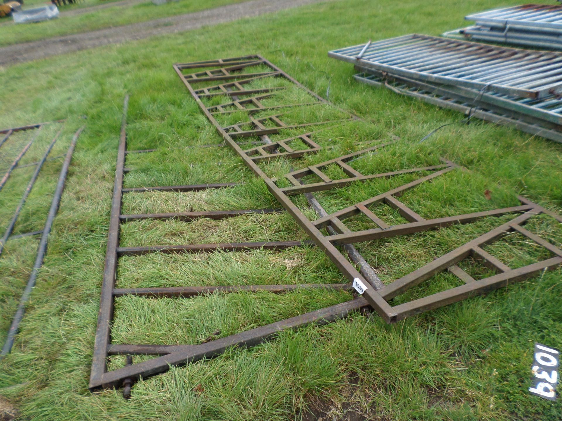 2 x metal farm gates