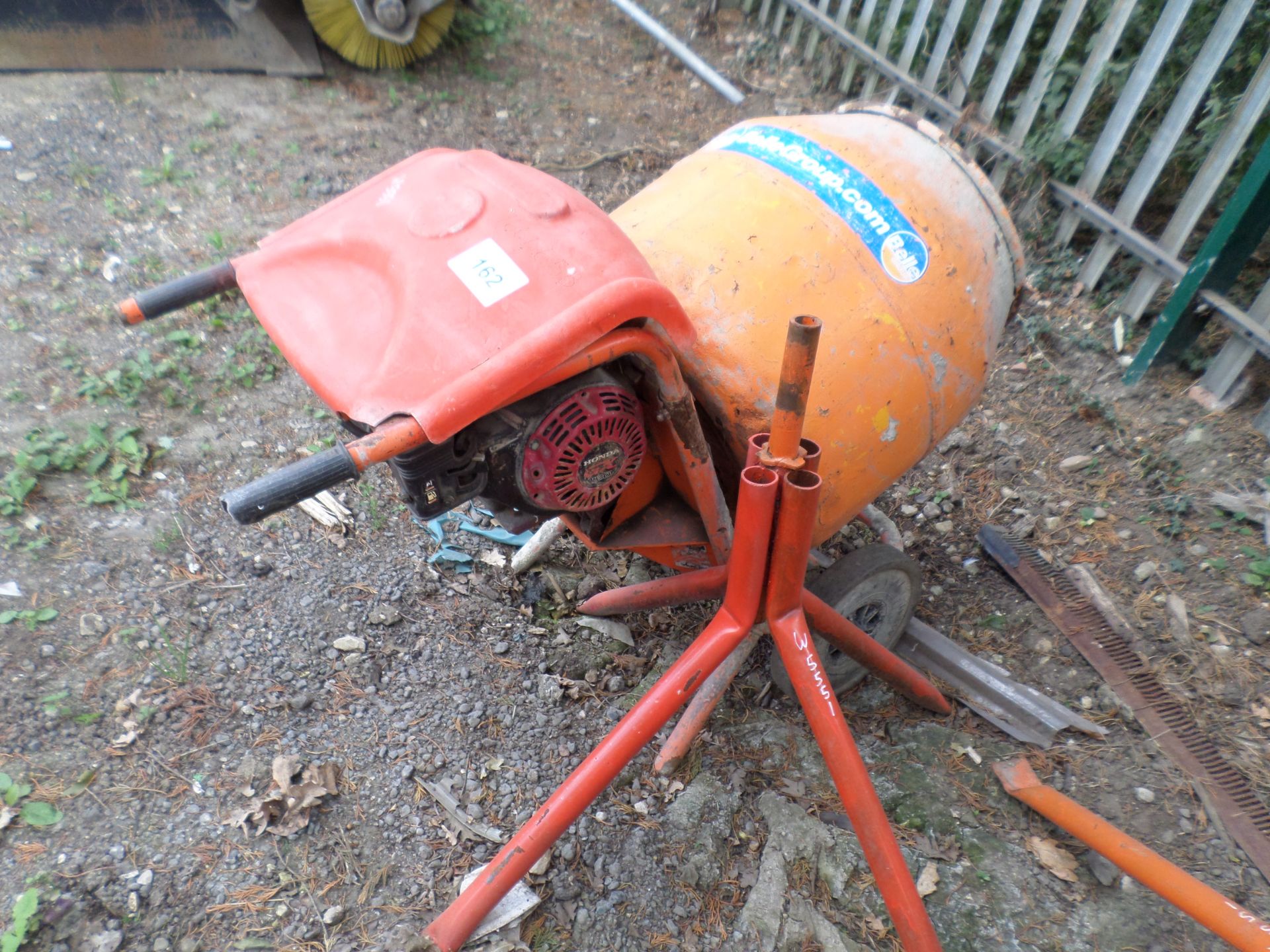 Belle petrol cement mixer with stand NO VAT