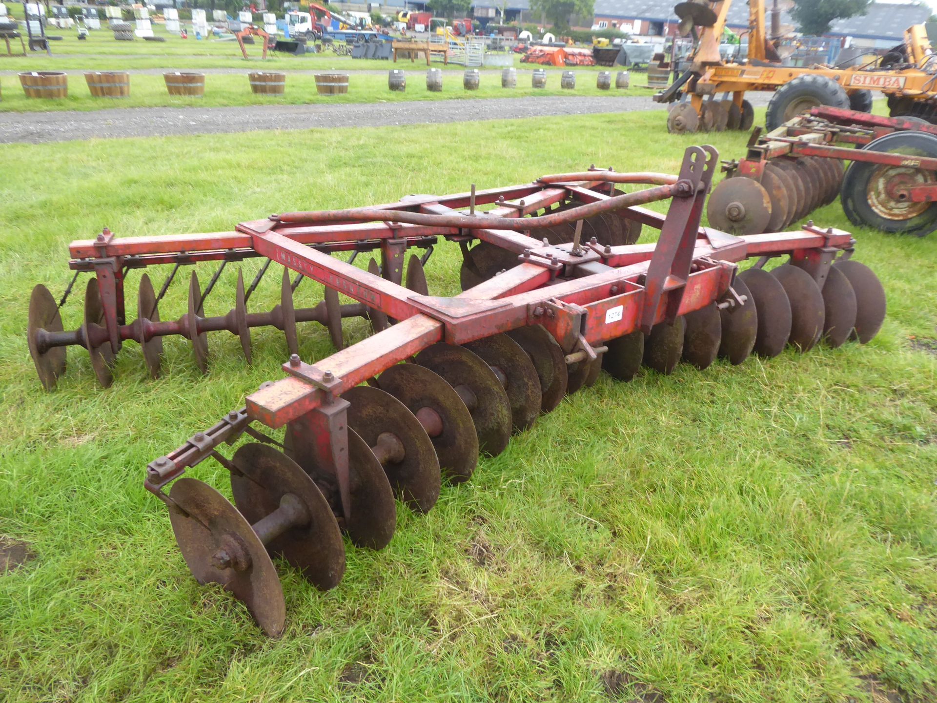 MF 28 10ft disc harrows