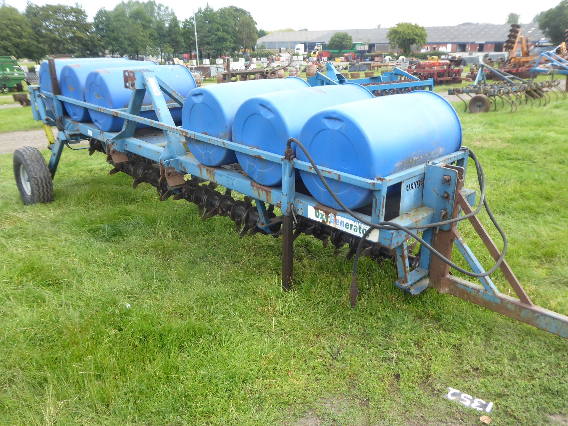 Ritchie 4.8m Oxy Generator end tow grass slitter