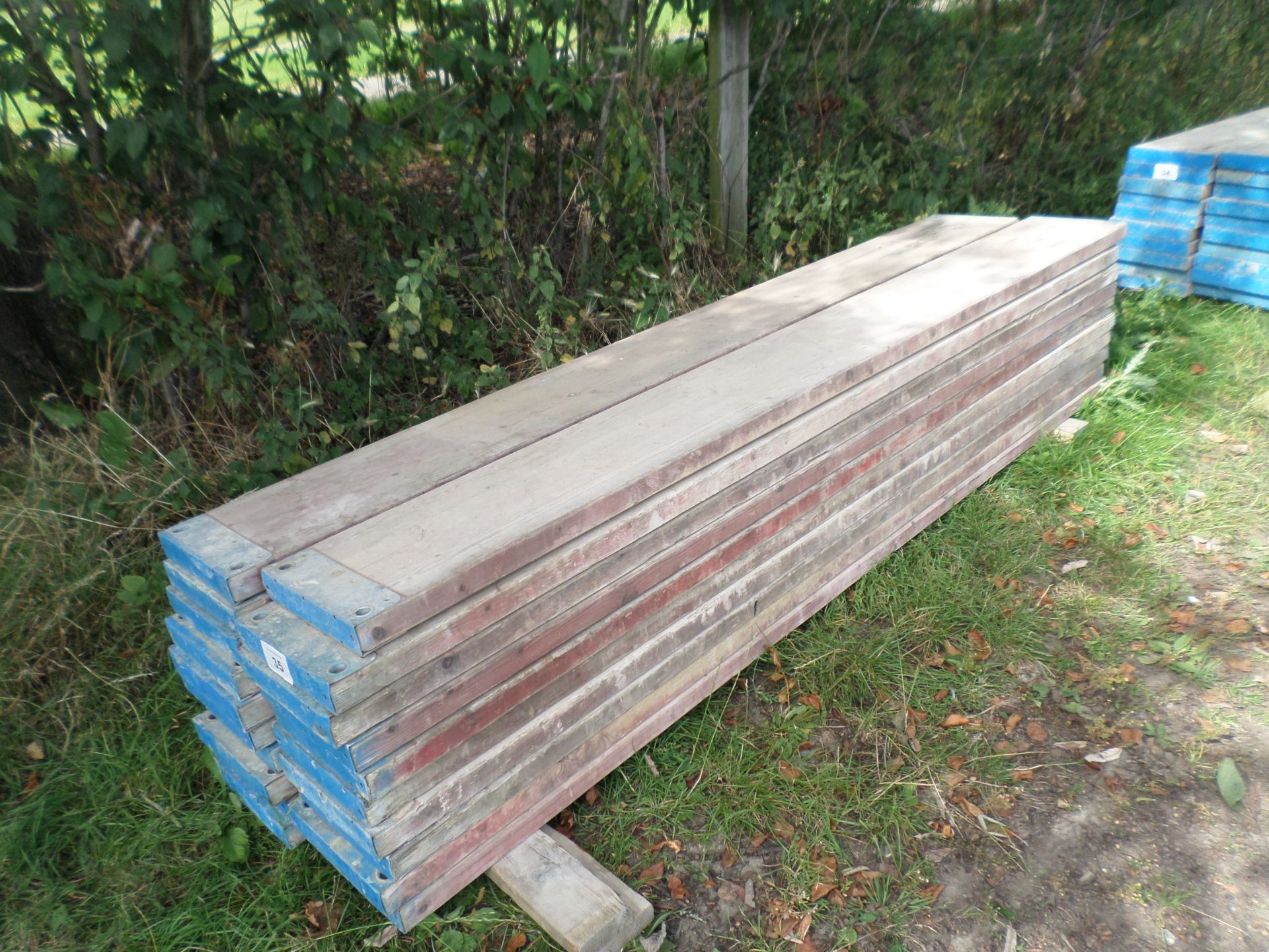 Pallet of heavy duty builders scaffold boards