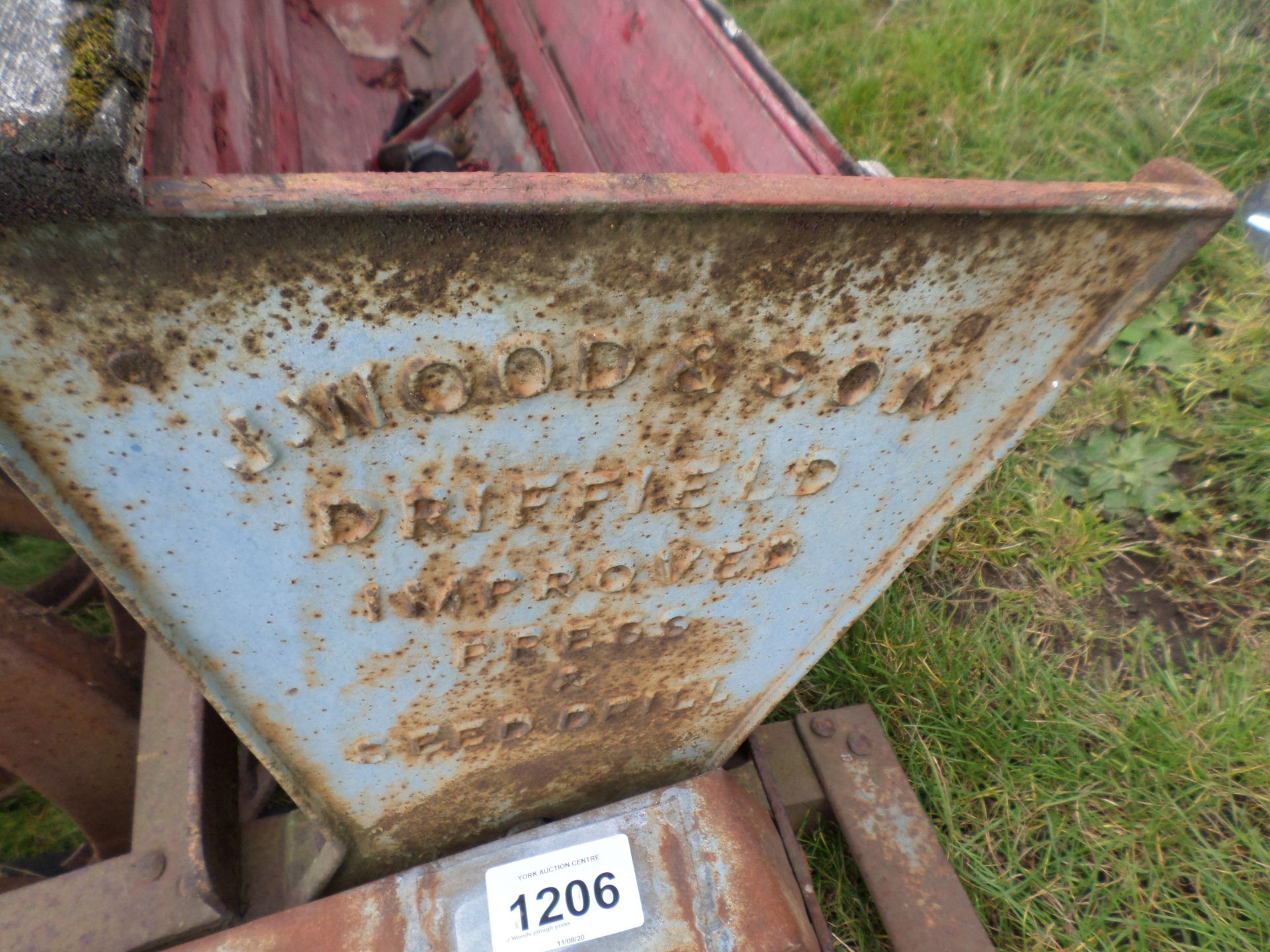 J Woods plough press - Image 2 of 2