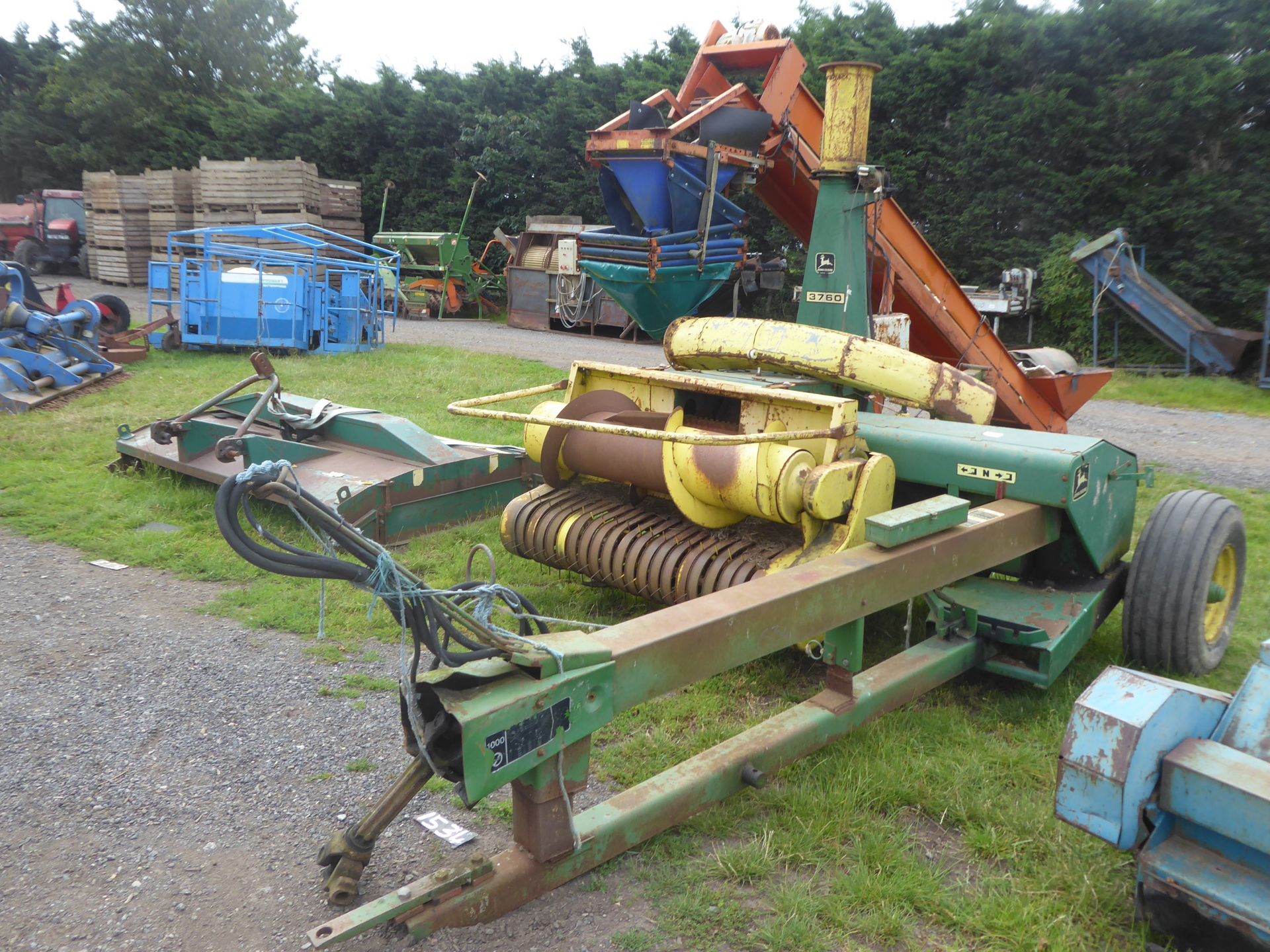 John Deere forage harvester, control box