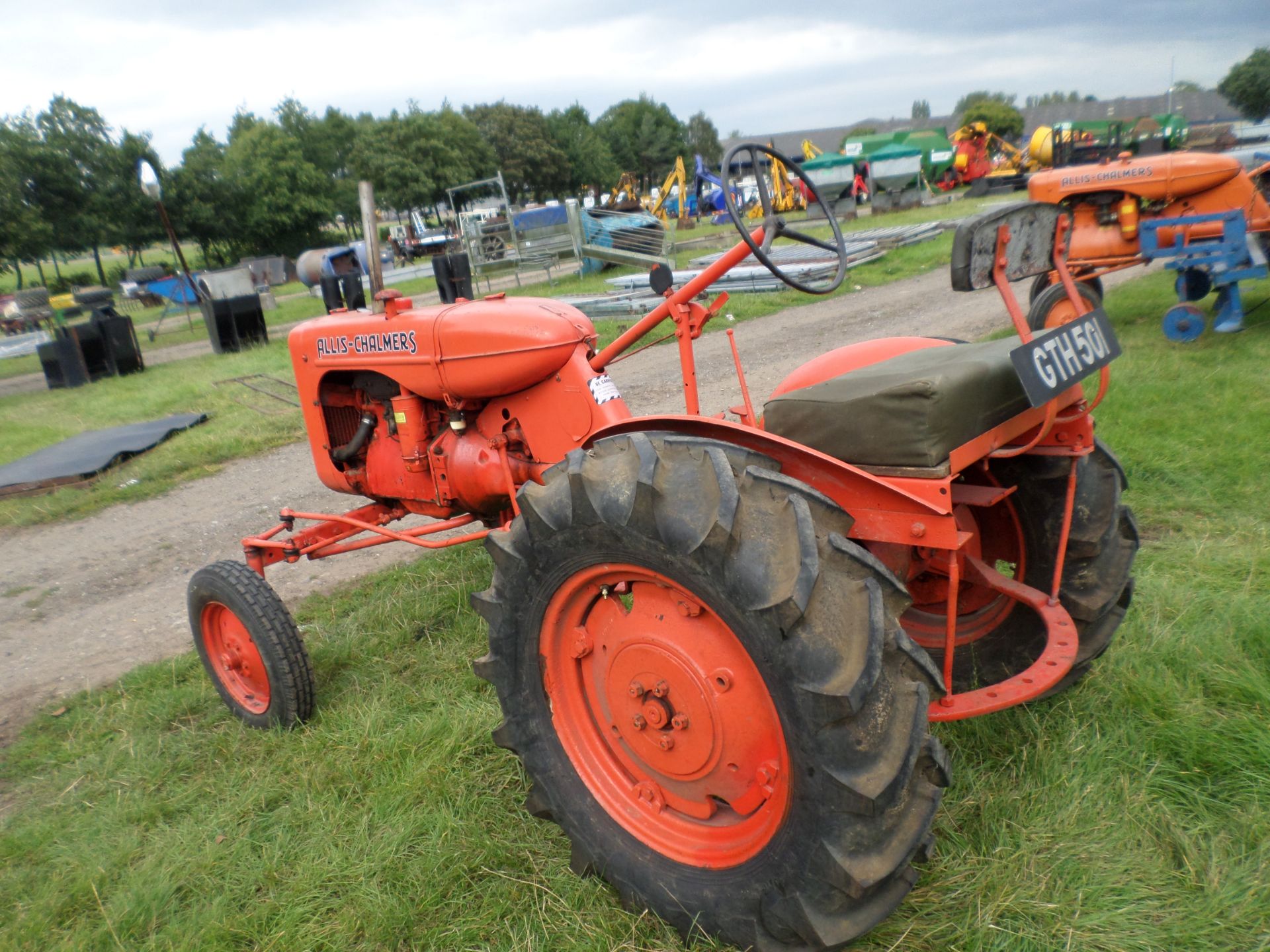 Allis Chalmers Model B tractor, registered November 1951, GTH 501 with old style buff logbook and - Image 3 of 3