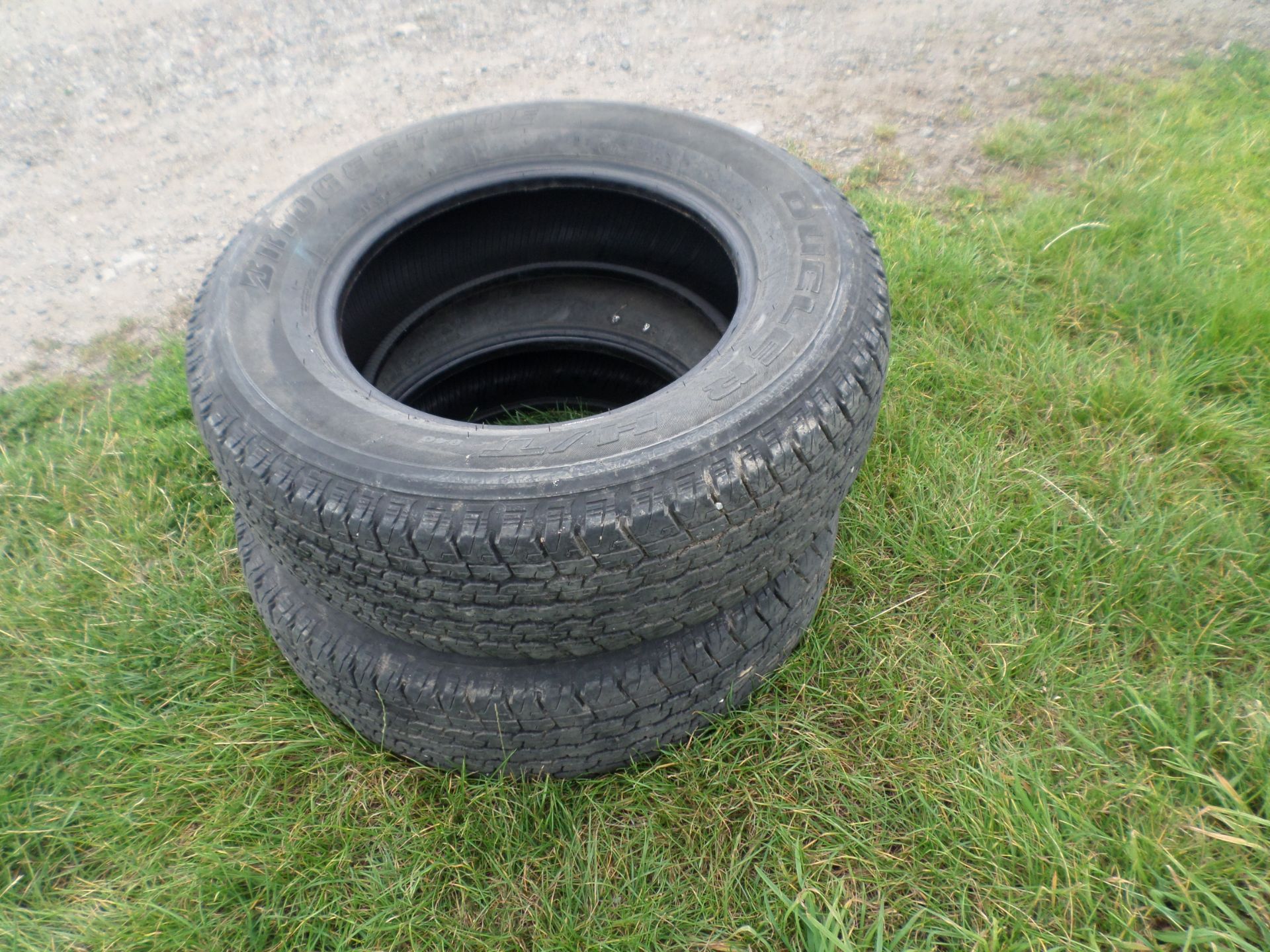 2 Bridgestone Dueler HT 255/65/17 110S. Good condition, lots of tread, swapped for off-road tyres - Image 2 of 2