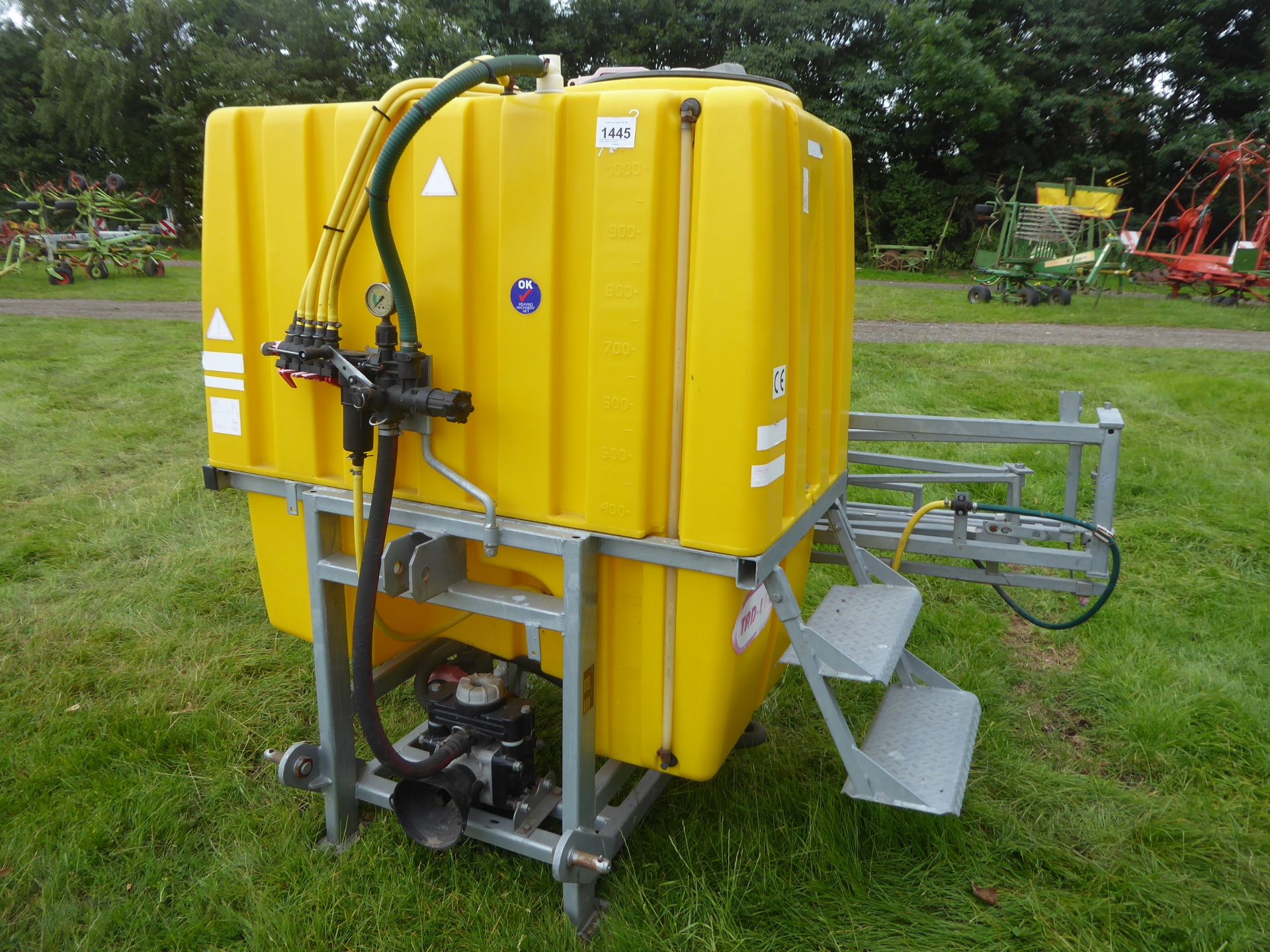 Tadlen 1000ltr crop sprayer with 12m booms, used this season