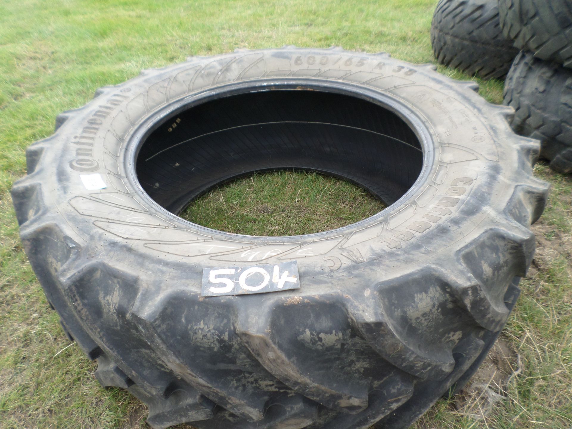 Tractor tyre 600/65/38, gc NO VAT