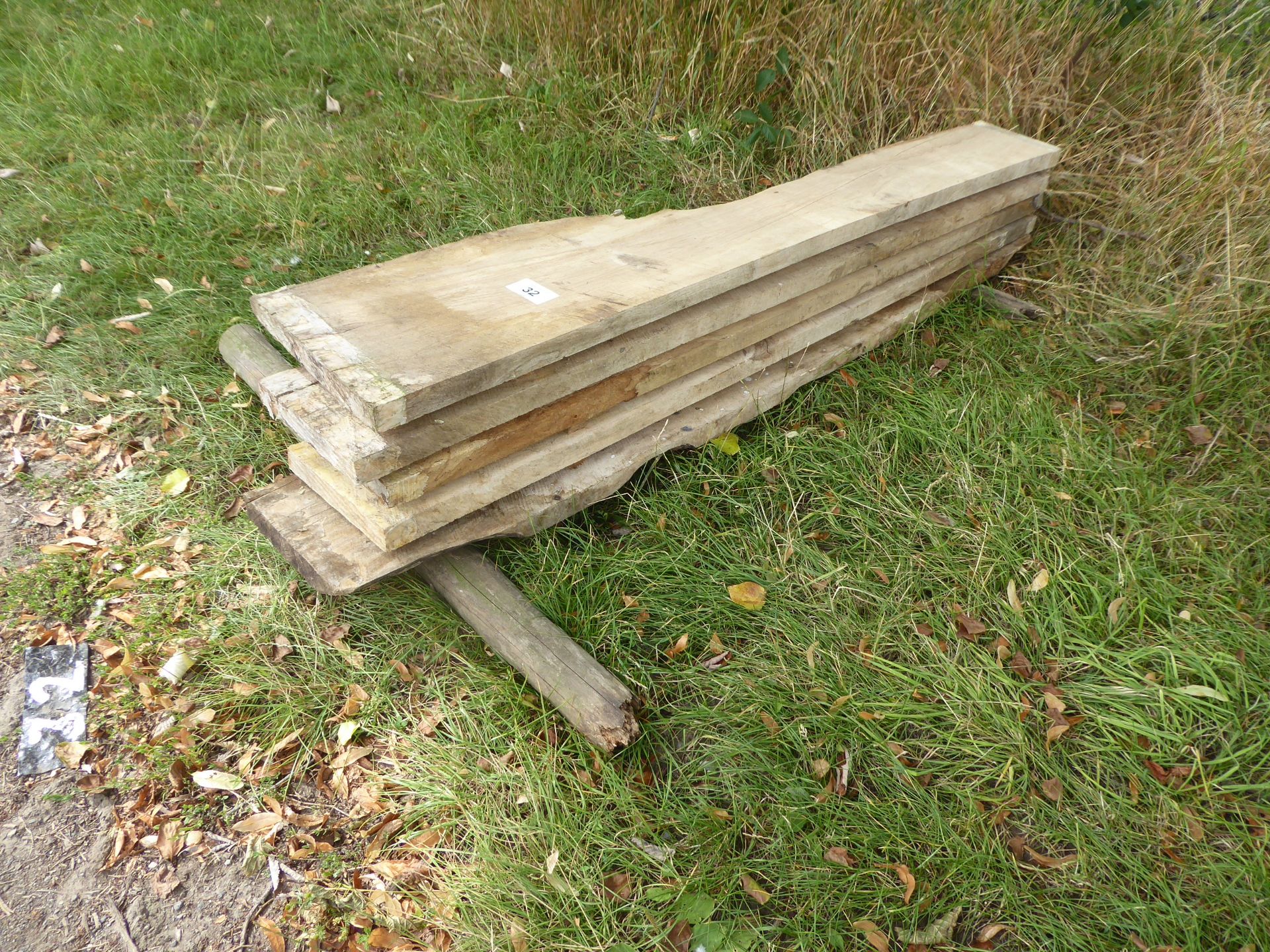 5 x spalted hardwood slabs NO VAT