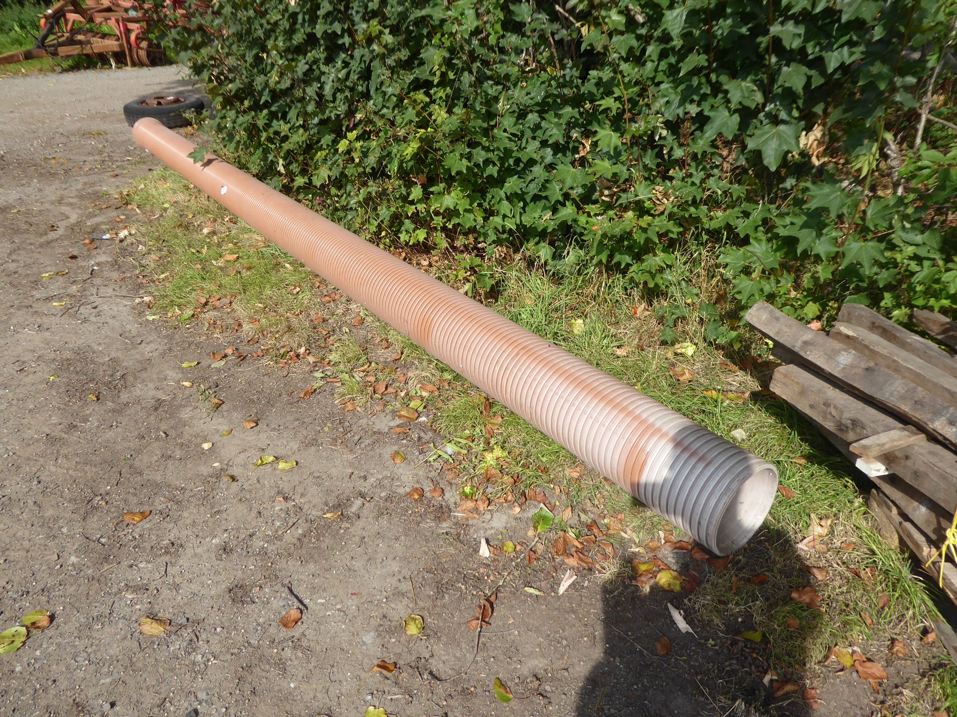 Large drain pipe for field gateway