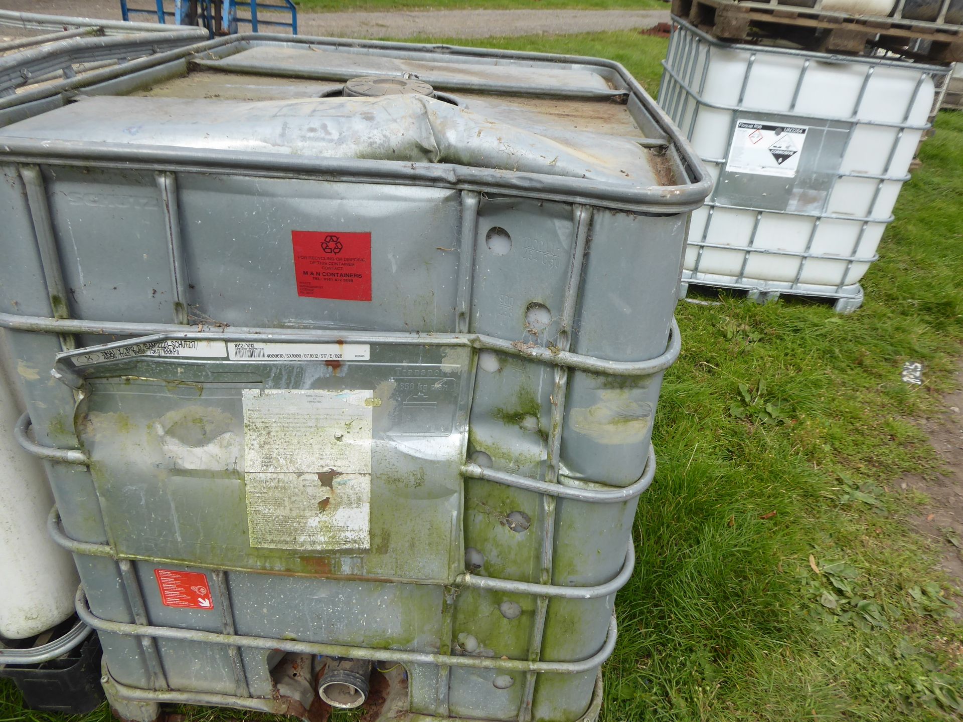 2 x 1000ltr IBCs - Image 4 of 4