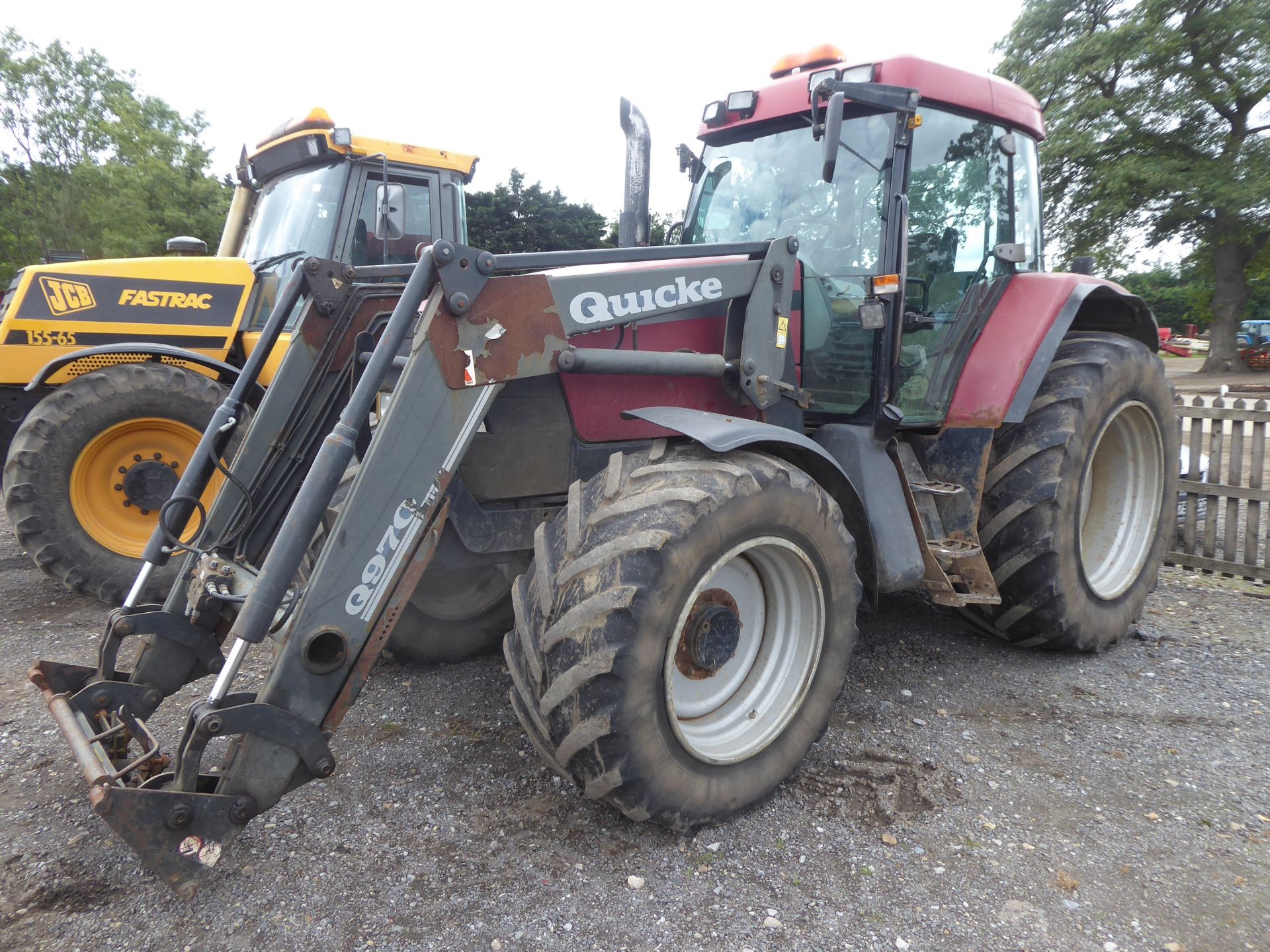 Case MX110 tractor c/w loader. 10090 Hours, NK51 TUY. Unxpectedly re offered due to purchaser - Image 2 of 3