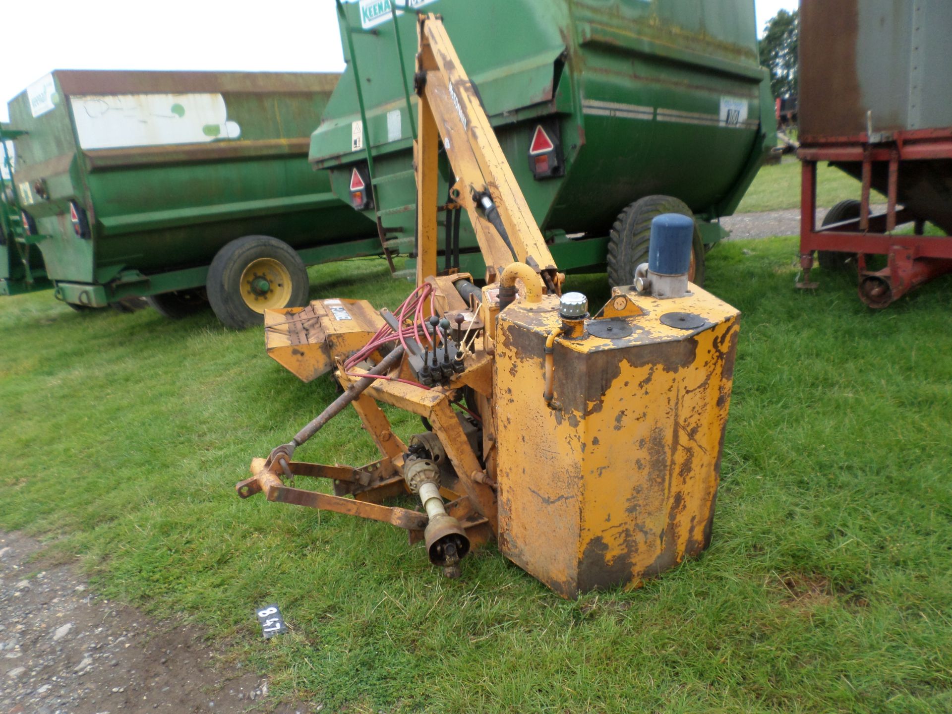 McConnel PA25 3 point linkage hedgecutter c/w manual/boot flails, manual - Image 2 of 2