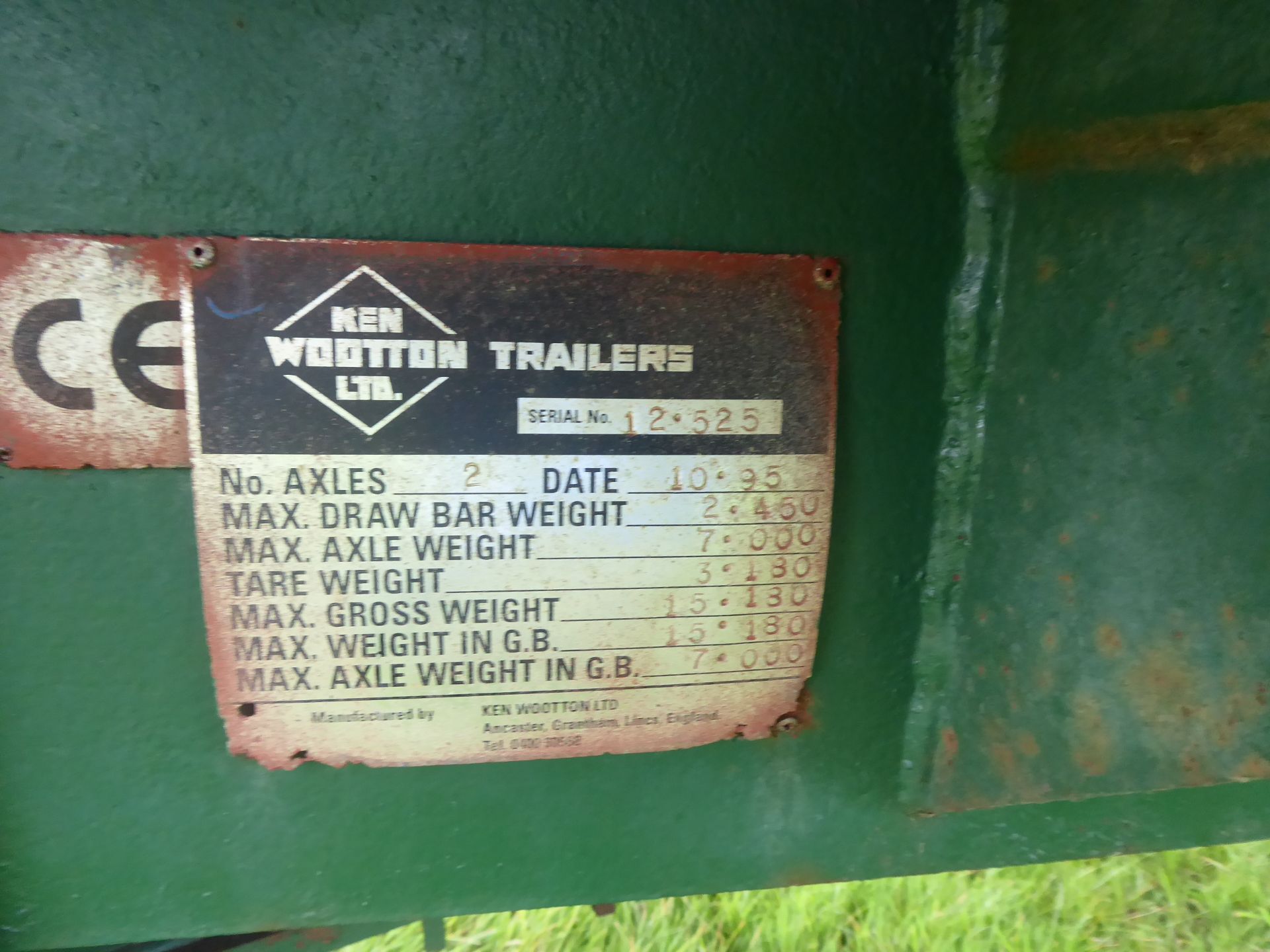 Wootton 12T trailer - Image 3 of 4