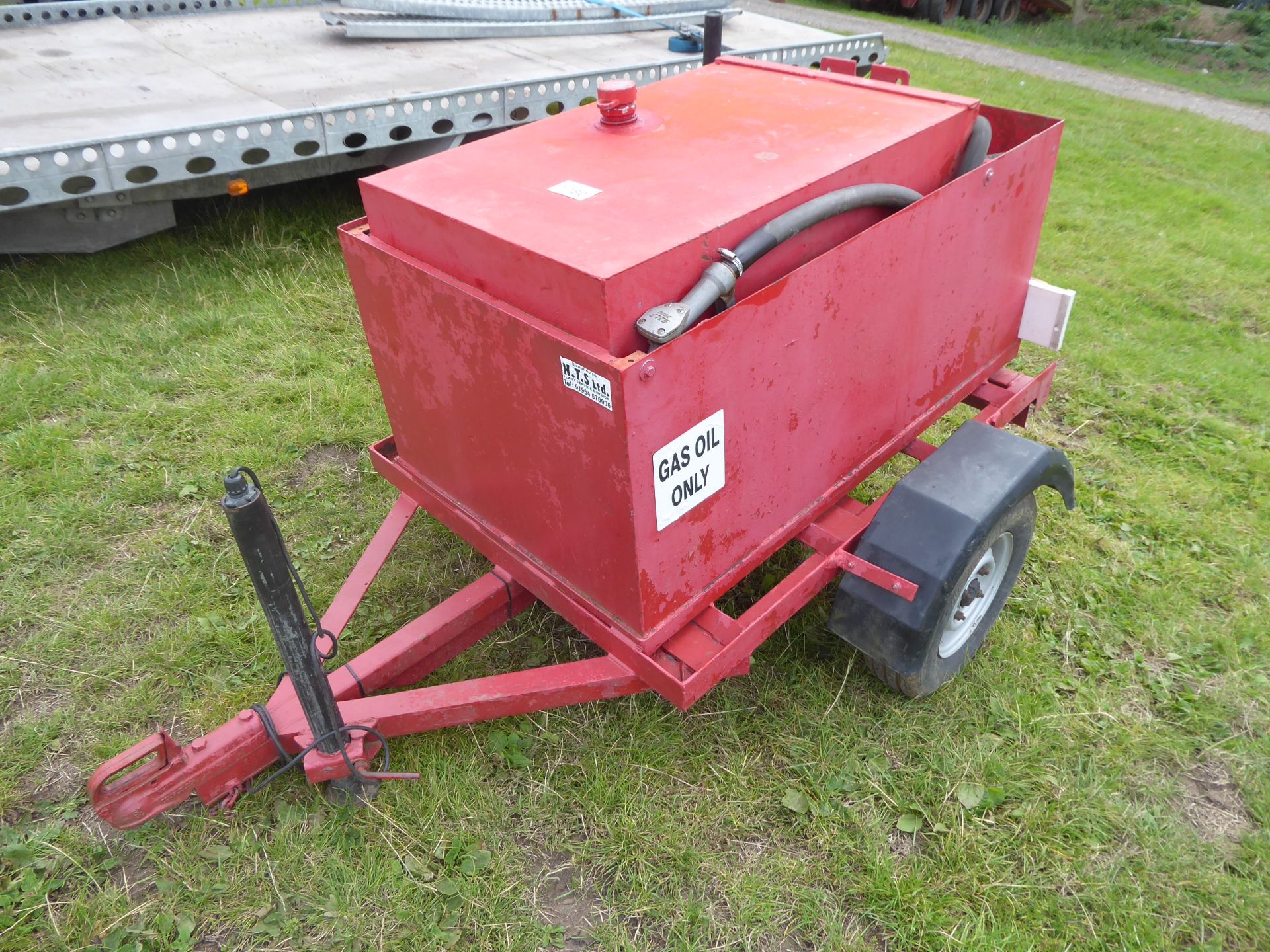 Fuel bowser with pump, 500ltr capacity