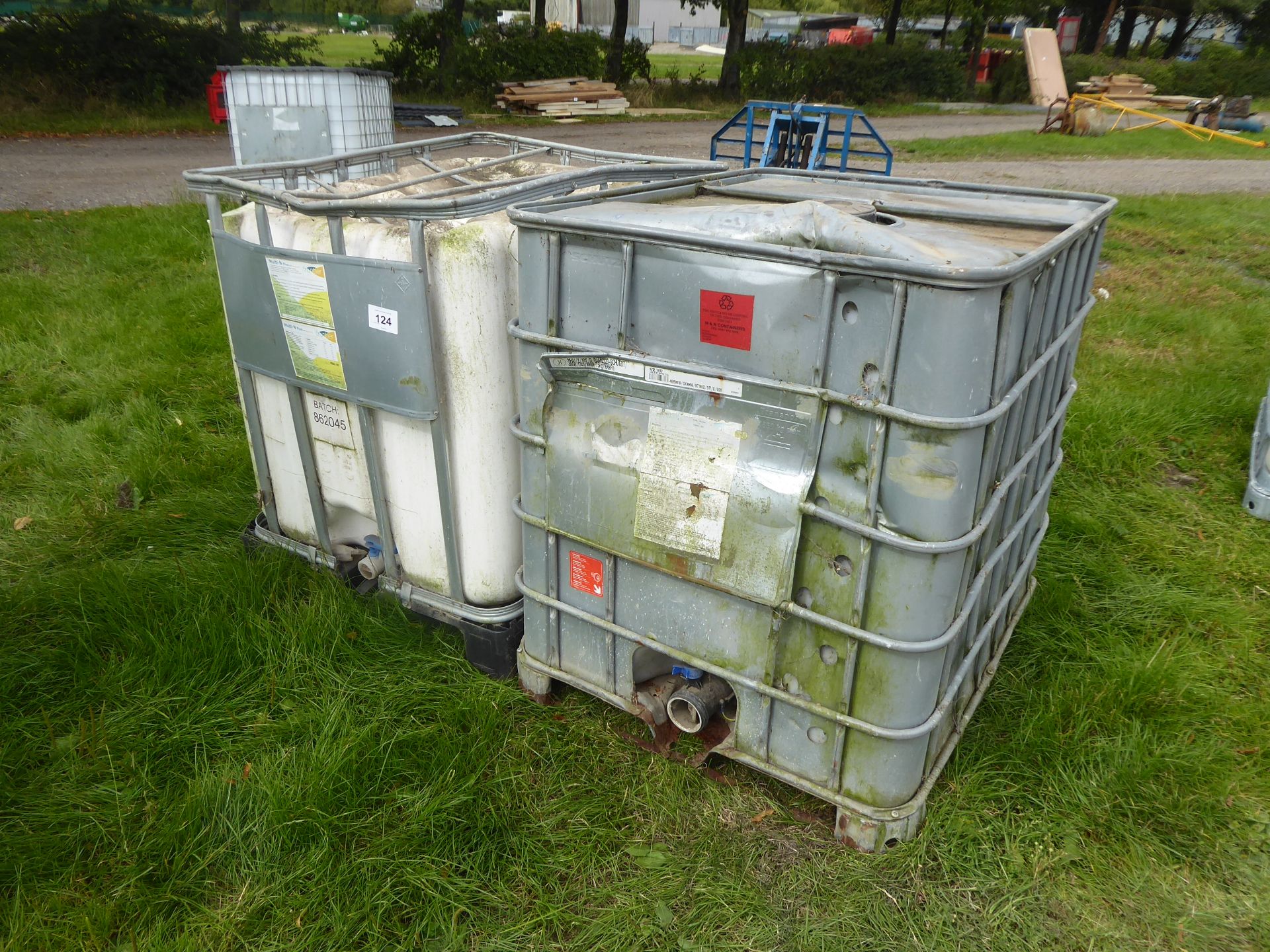 2 x 1000ltr IBCs