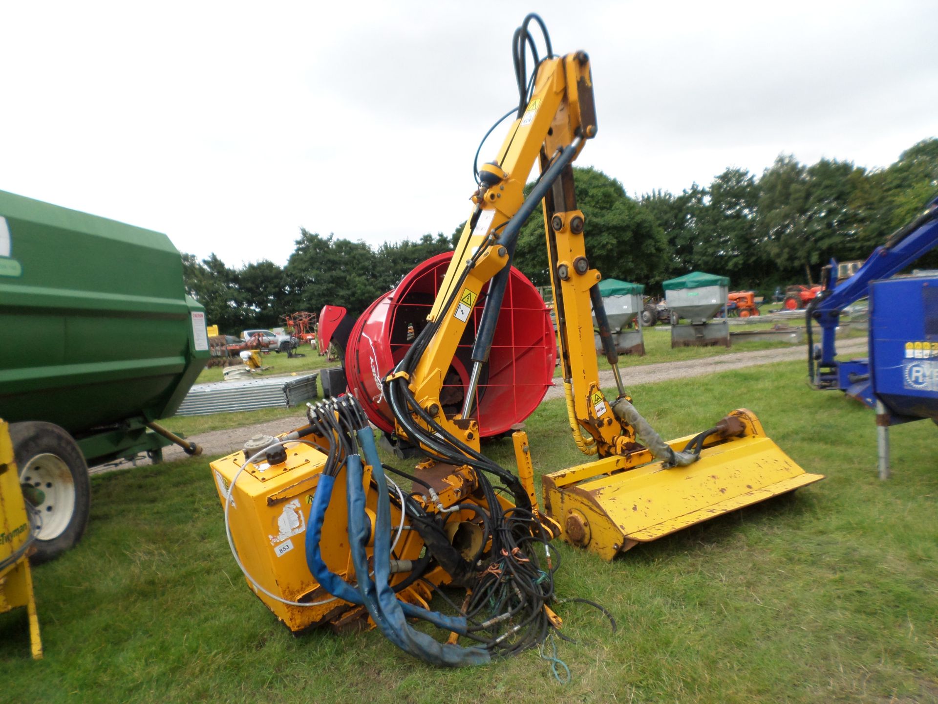 Bomford B58T telescopic hedgecutter, cable controls