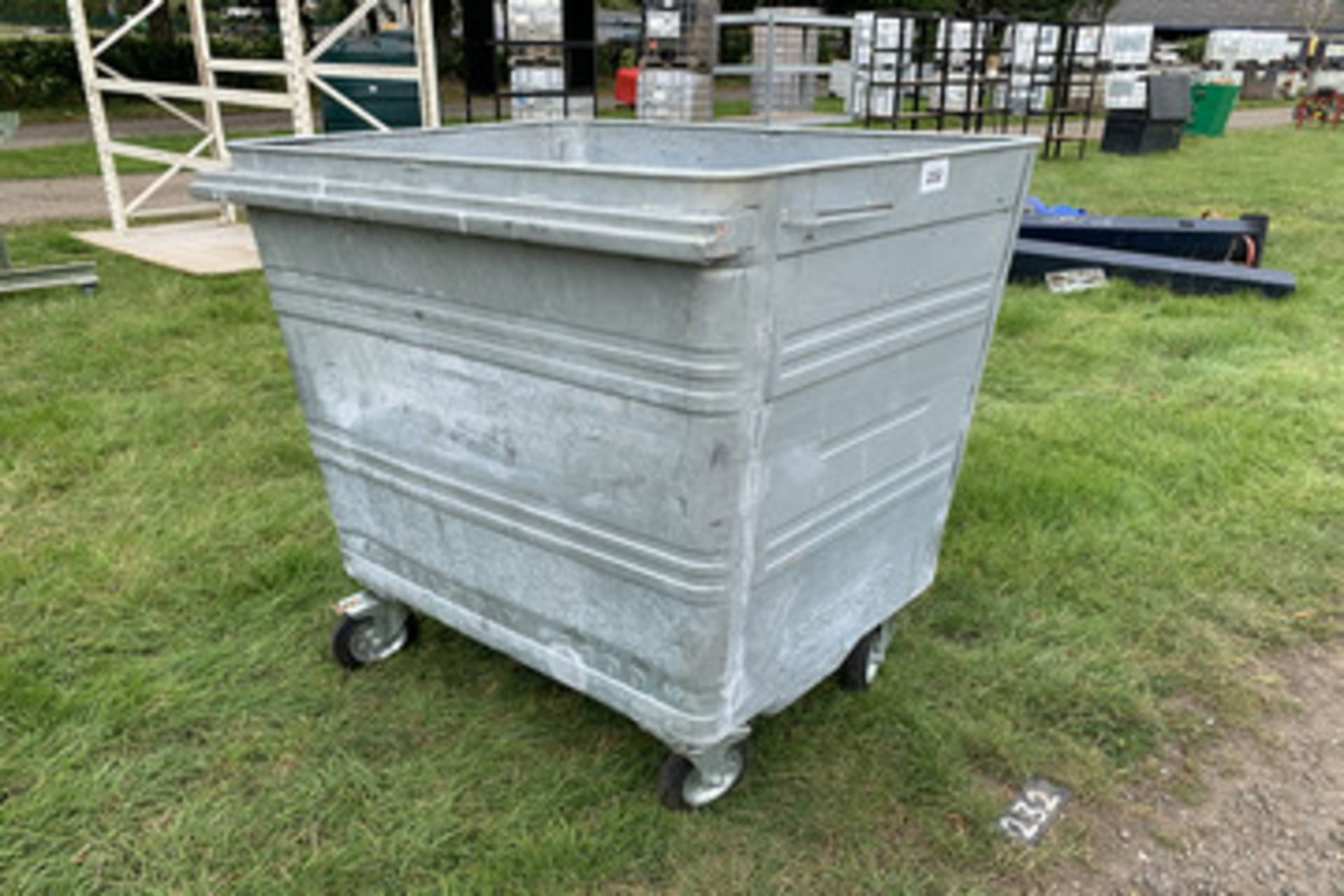 11100 ltr steel wheelie bin NO VAT