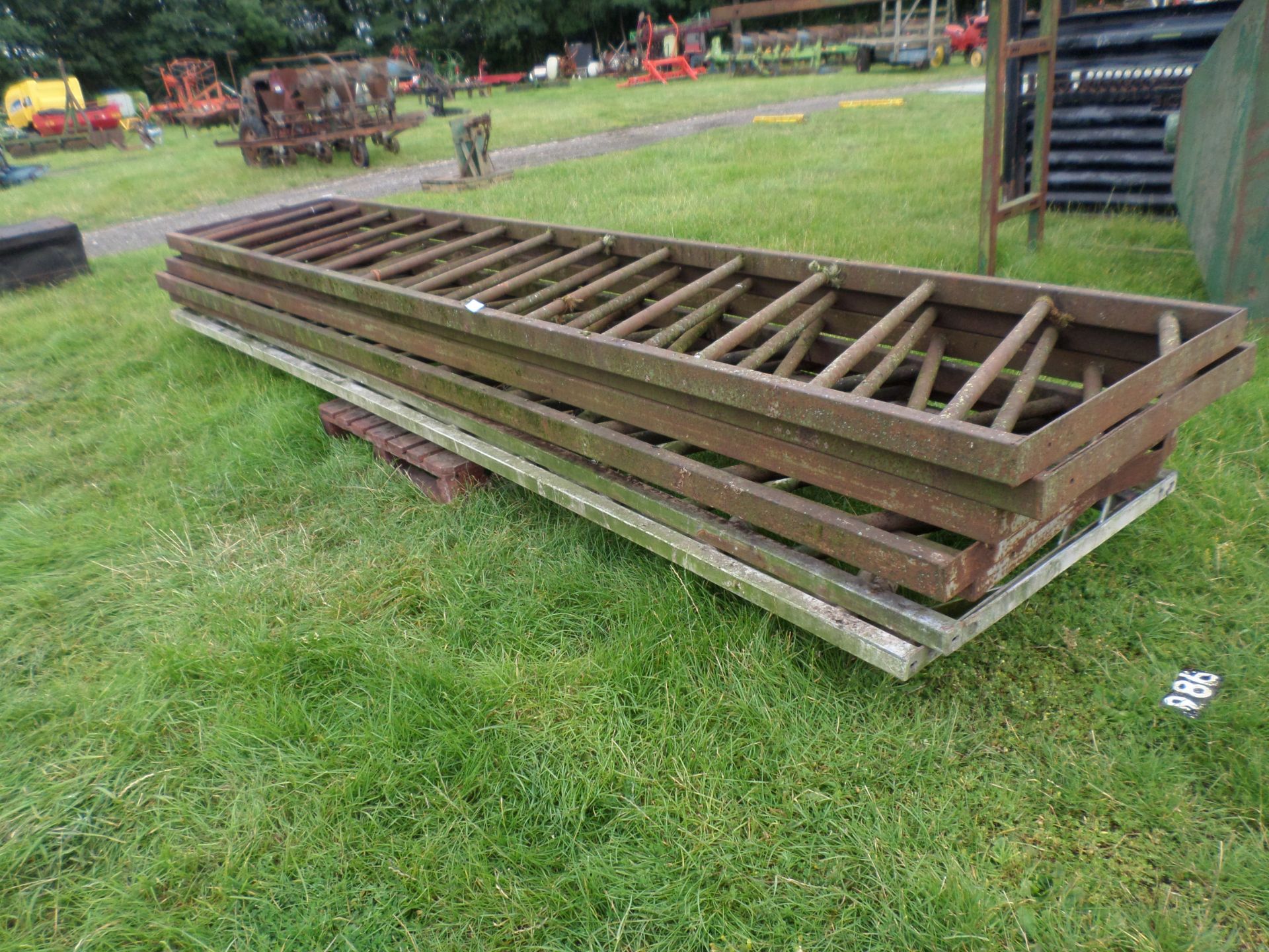 8 x 15ft cattle feed barriers