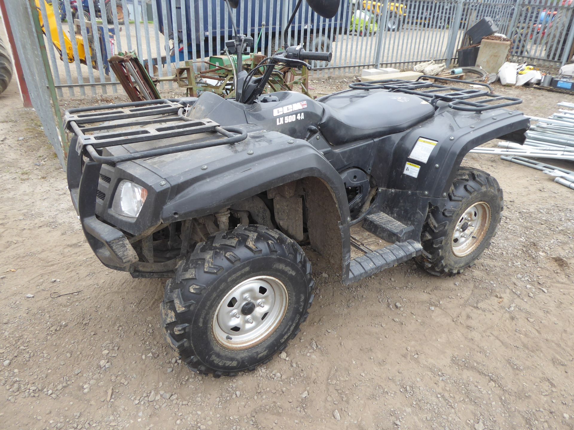 CCM 500 quad bike, 2009, GWO, AU09 AVN