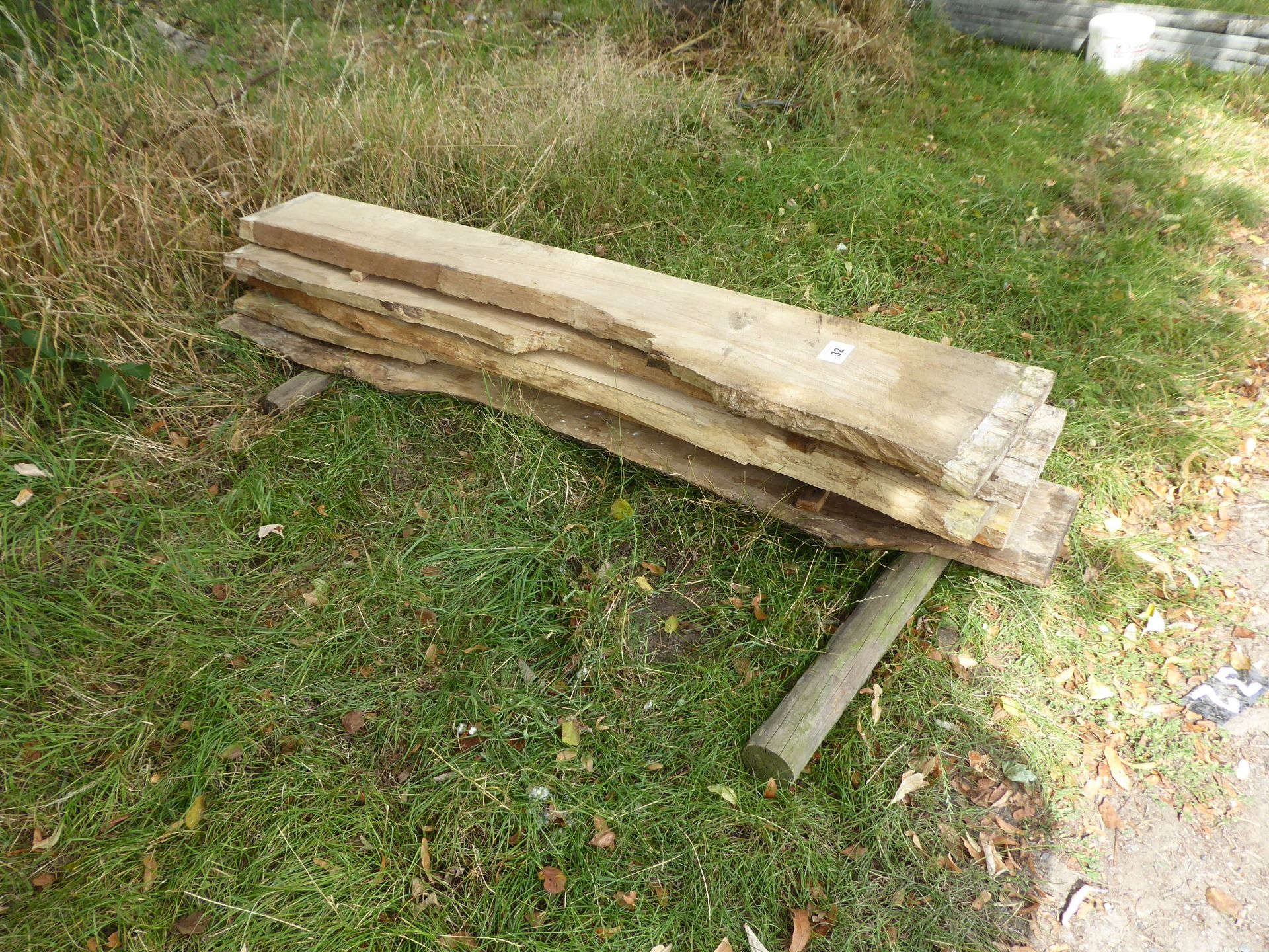 5 x spalted hardwood slabs NO VAT - Image 2 of 2