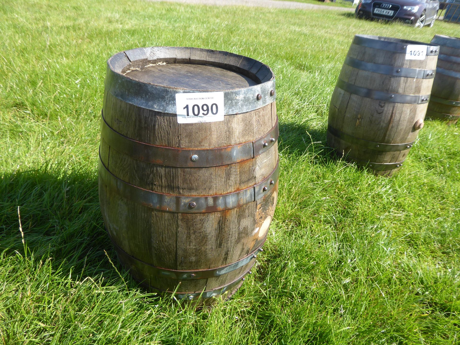 Very small old oak barrel NO VAT