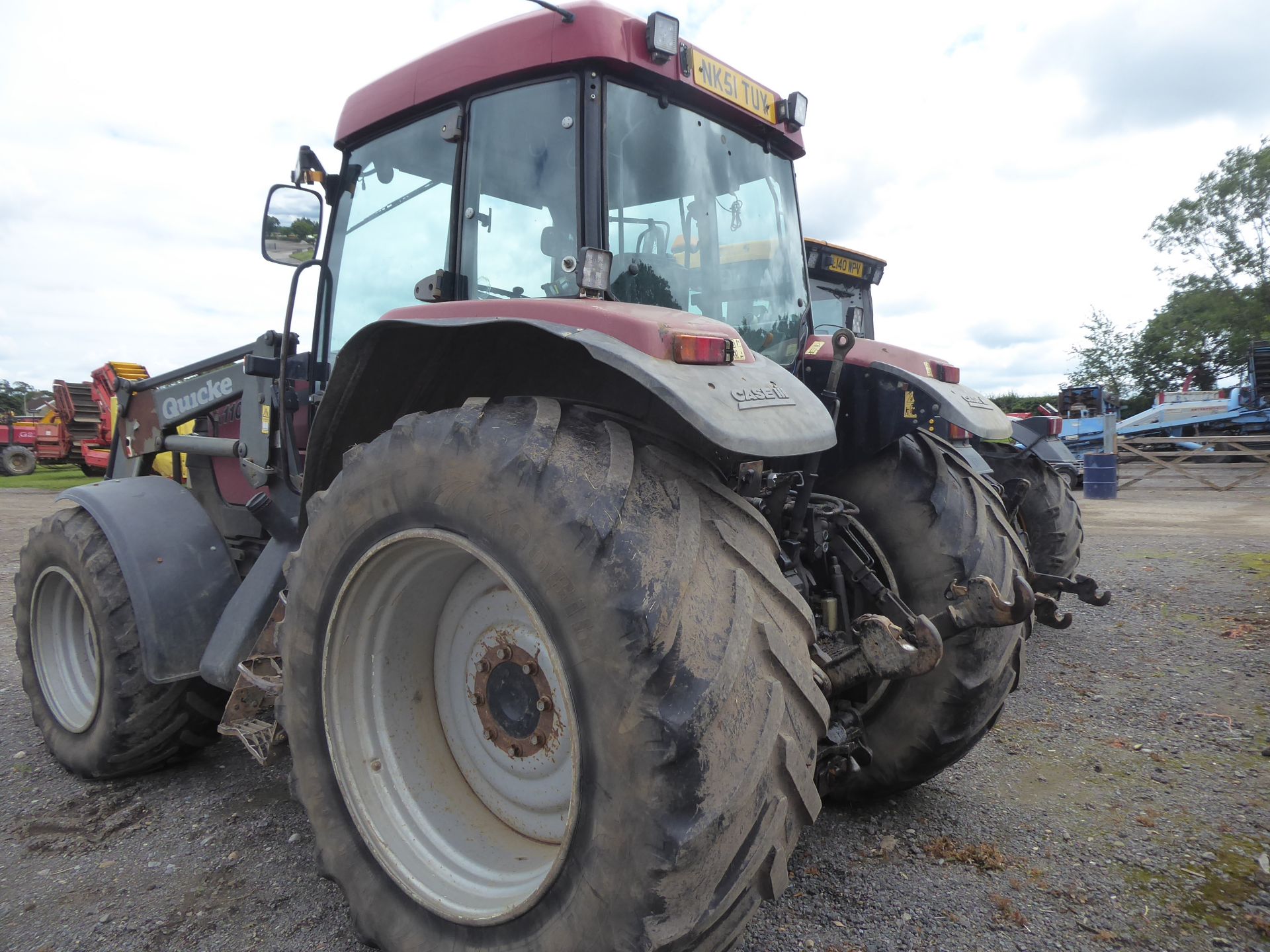 Case MX110 tractor c/w loader. 10090 Hours, NK51 TUY. Unxpectedly re offered due to purchaser - Image 3 of 3