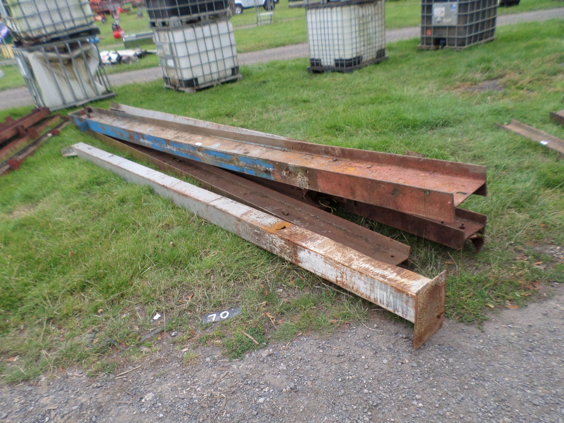 Various sizes and lengths of steel RSJ