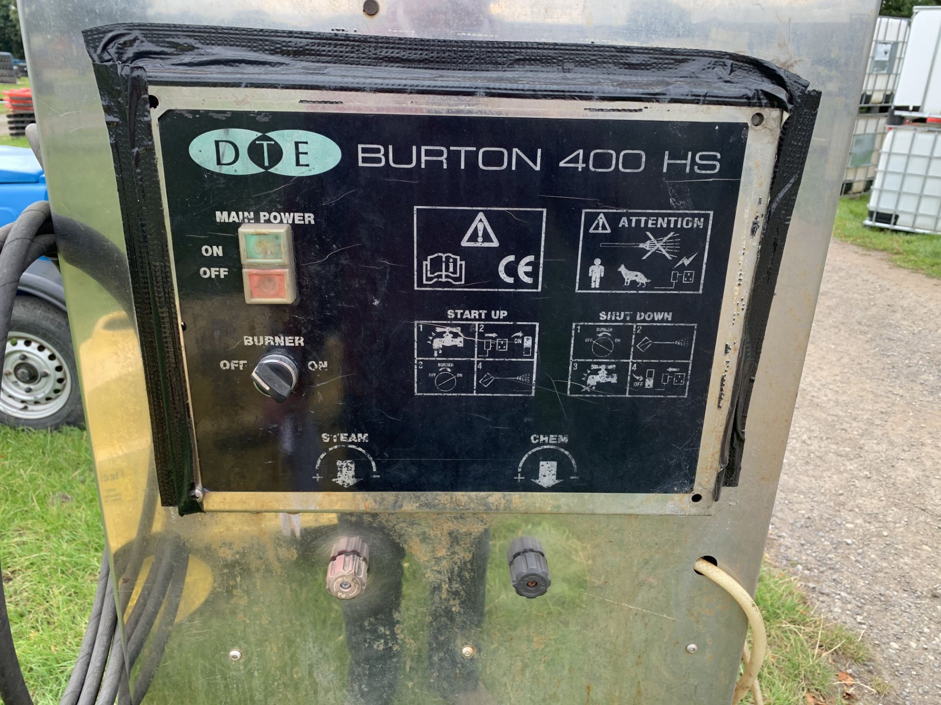 Burton 400 HS steam cleaner NO VAT - Image 3 of 3