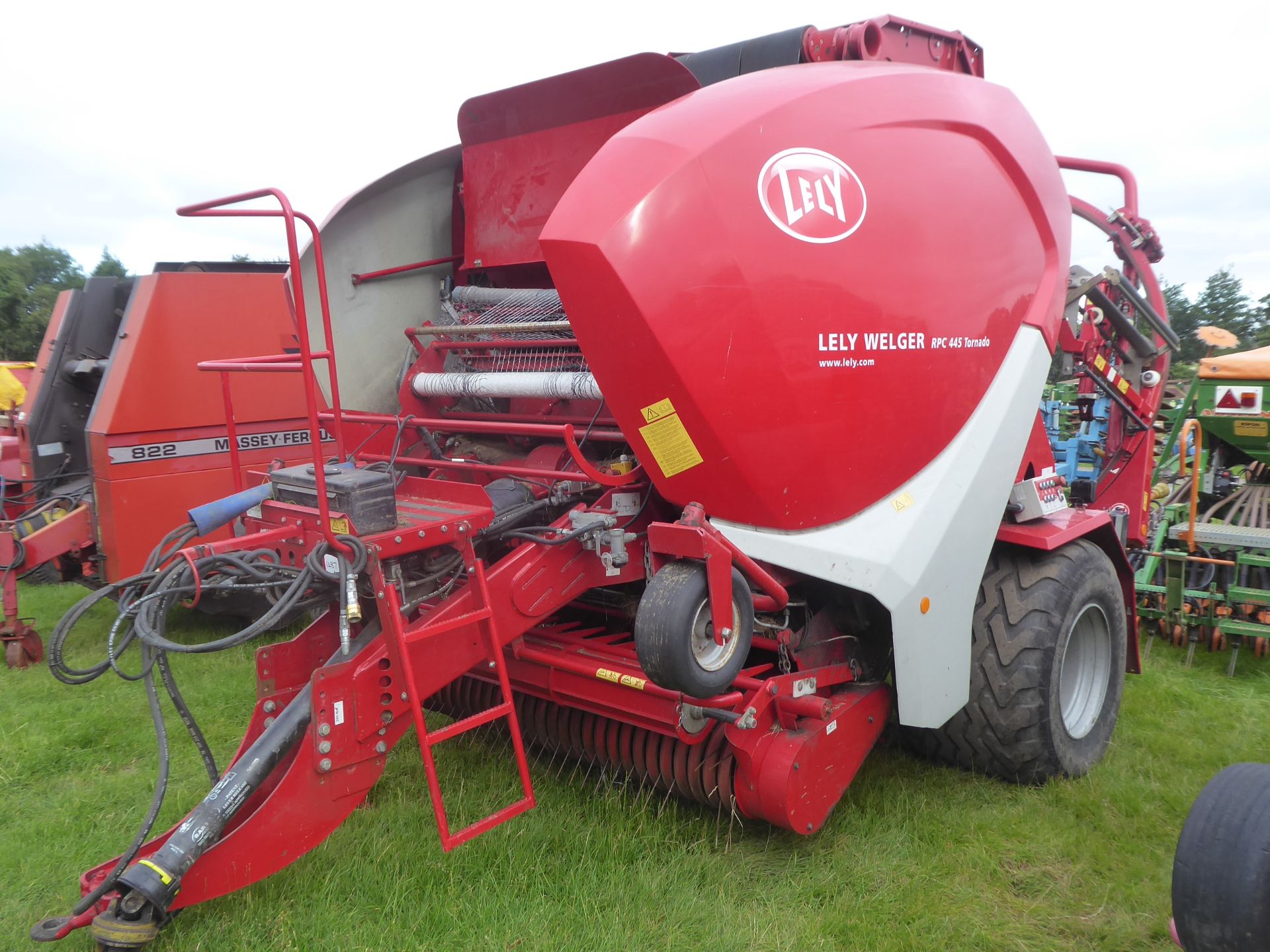 Lely Welger RPC445 Tornado baler, 35000 bales, 2013