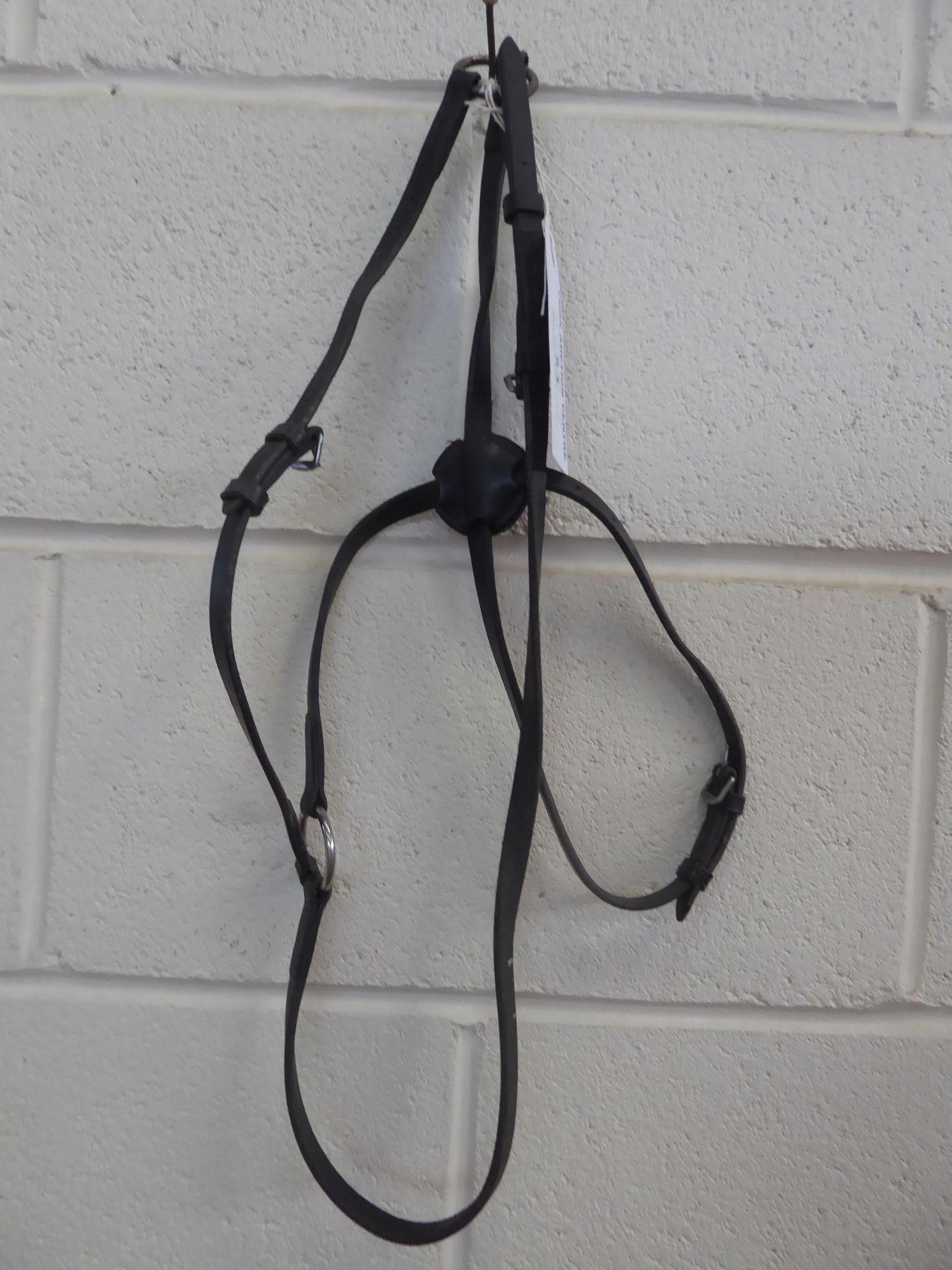 Full size black grackle noseband